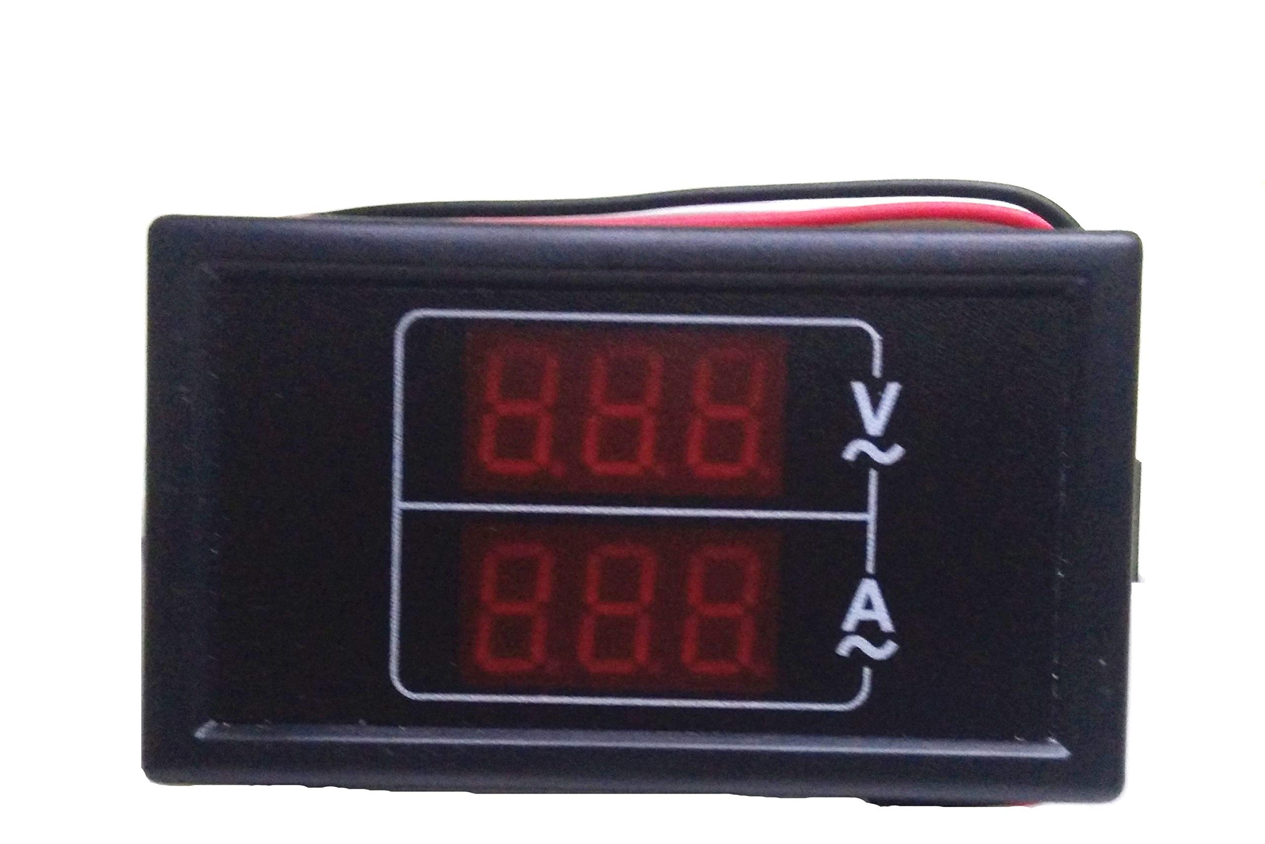 Digital Double Display 2 in 1 self powered AC Voltmeter & Ammeter (50-300V AC/0-50A AC) (B01N0PBUBK) Amazon Price History, Amazon Price Tracker