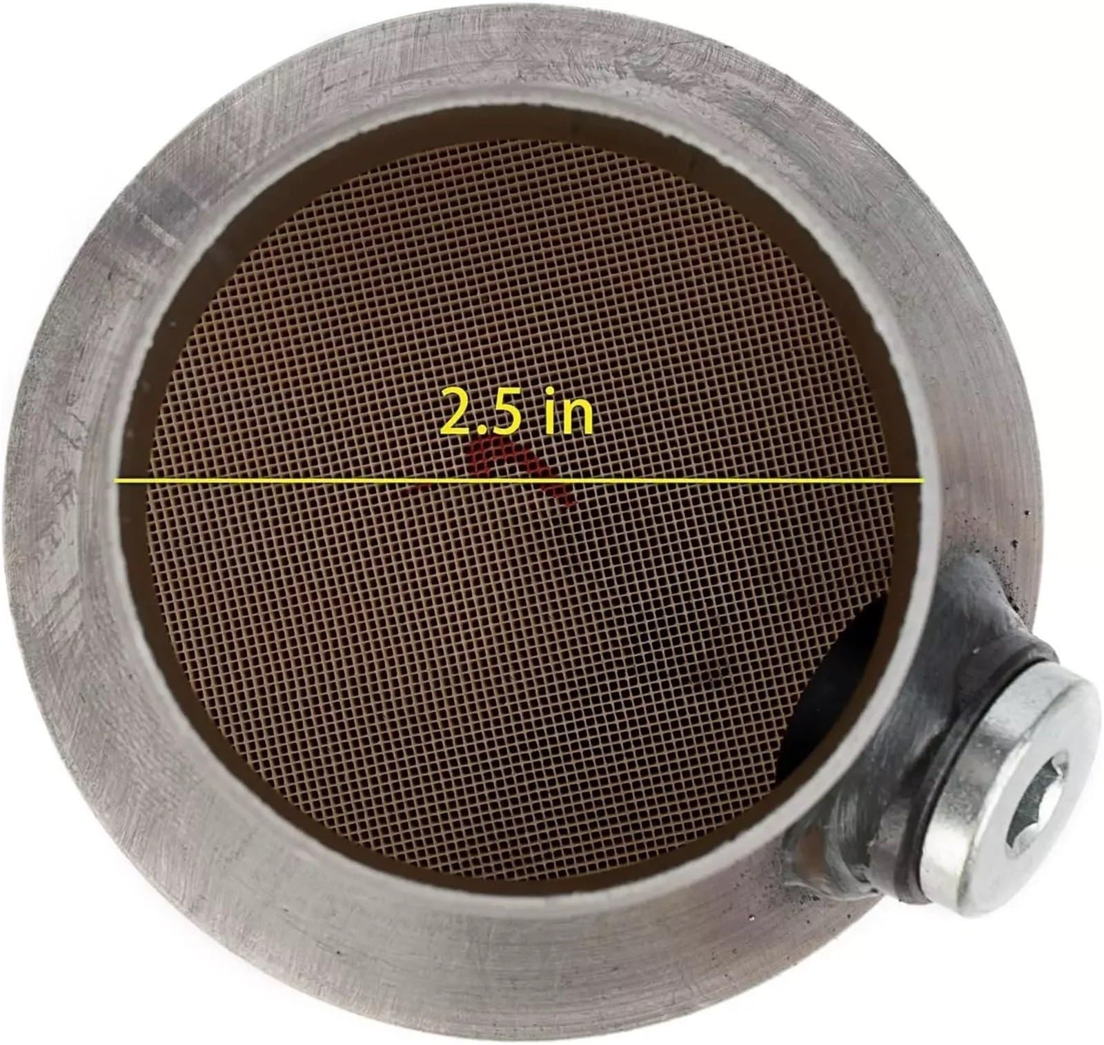 katalizator akcesoria Katalizator filtr 2'' 2,25'' 2,5'' 3" Uniwersalny katalizator 400 ogniw, tłumik o wysokim przepływie, Euro 1, okrągły, ze stali nierdzewnej