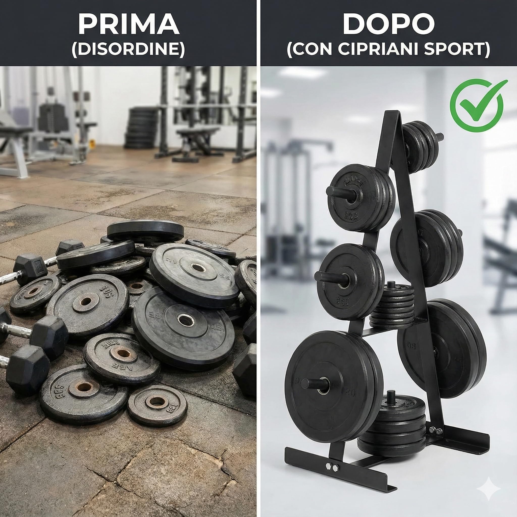 CIPRIANI SPORT - Rastrelliera Porta Dischi e Manubri parent