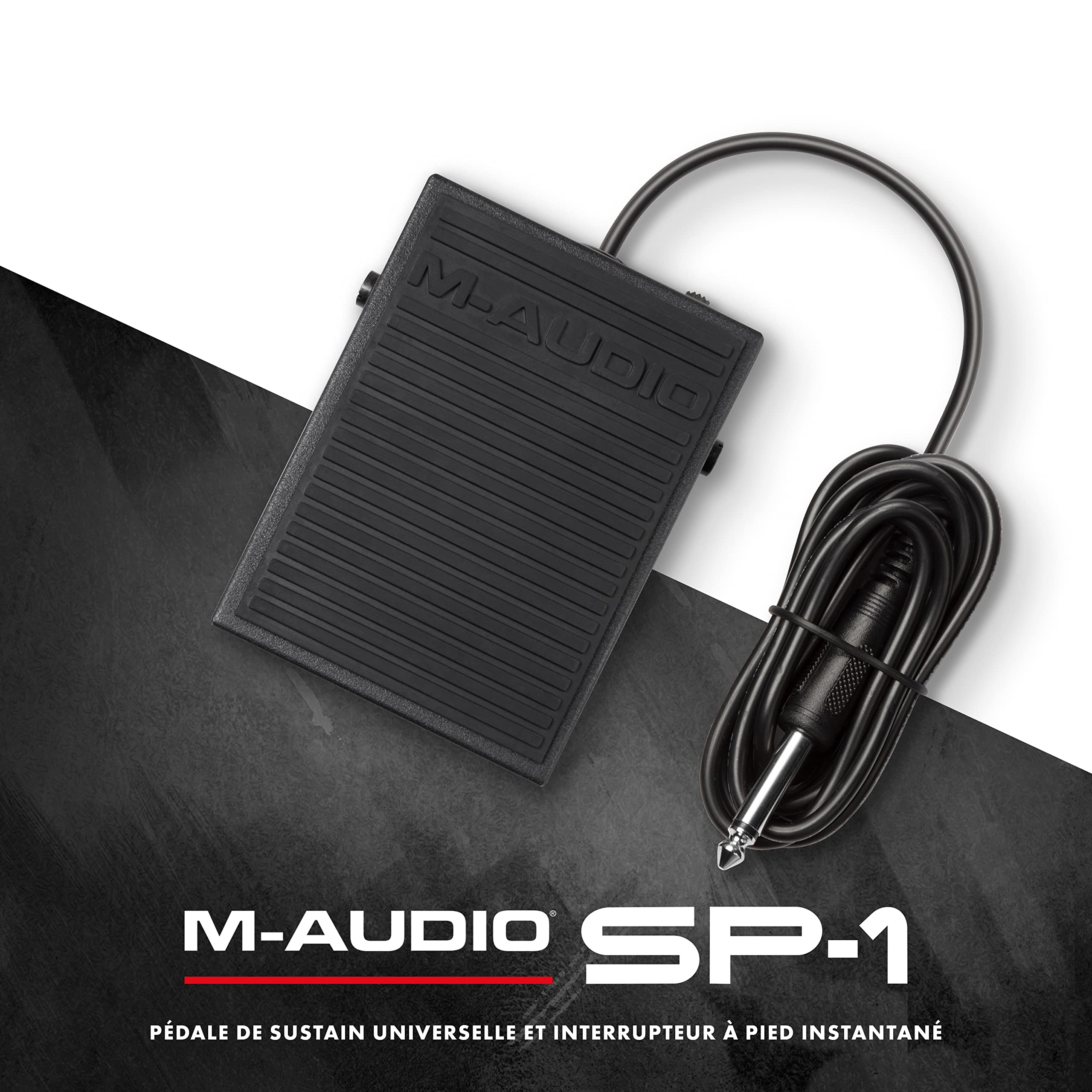 M-AUDIO SP-1 - Pédale de Sustain Universelle pour Claviers Électroniques, Contrôleurs MIDI, Pianos Numériques, Synthétiseurs