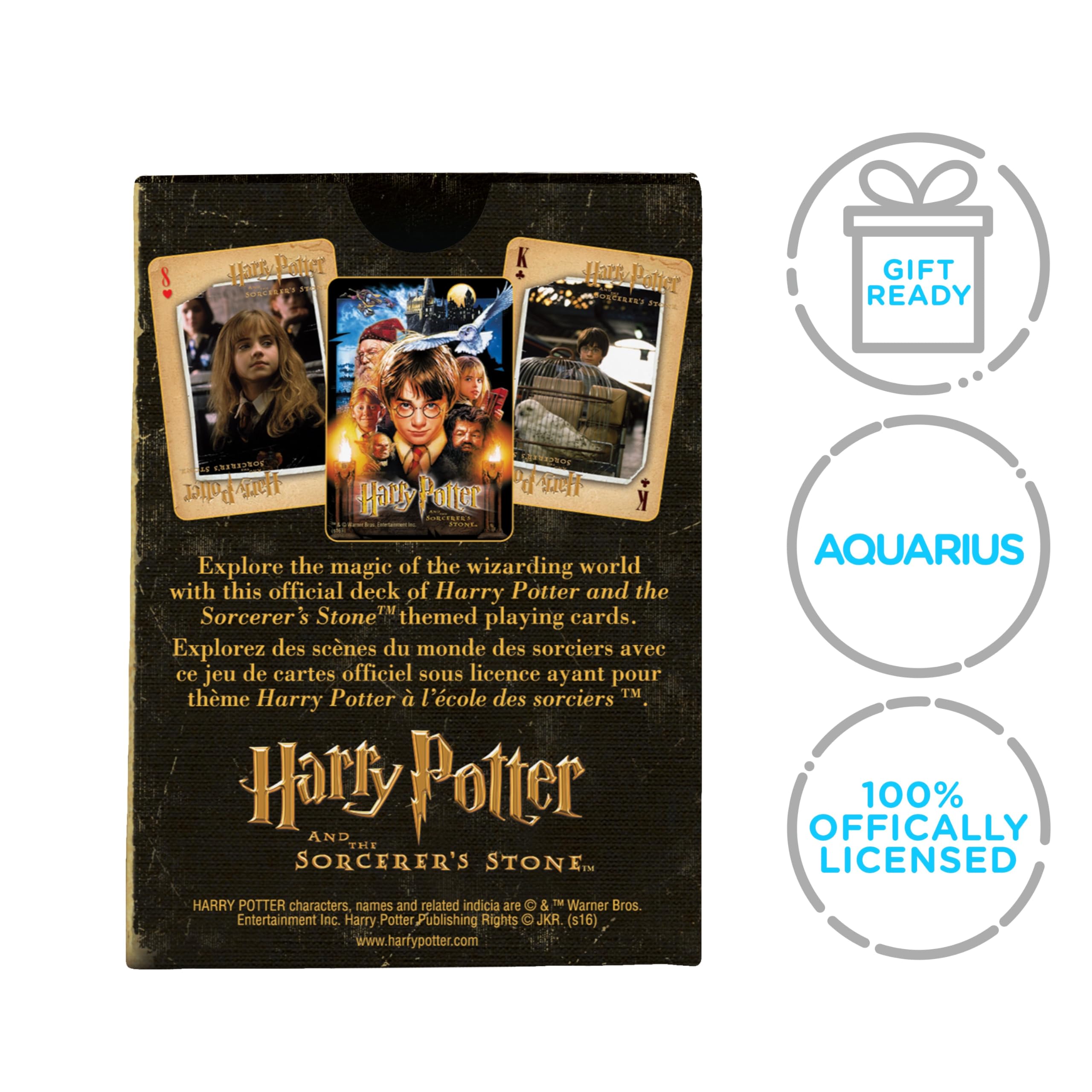 AQUARIUS Harry Potter Playing Cards - Sorcerer's Stone Deck of Cards for Your Favorite Card Games - Officially Licensed HP Merchandise & Collectibles - Image 7