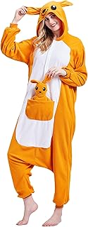 Adult Onesie Pajamas - Unisex Halloween Animal Costume Sleepwear for Men & Women - Comfy & Fun Cosplay Outfit