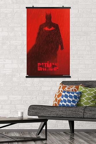 Miniatura 12 de Trends International DC Comics Movie The Batman - Póster de una hoja de Batman Teaser, 22.375 x 34 pulgadas, versión enmarcada en negro Versión