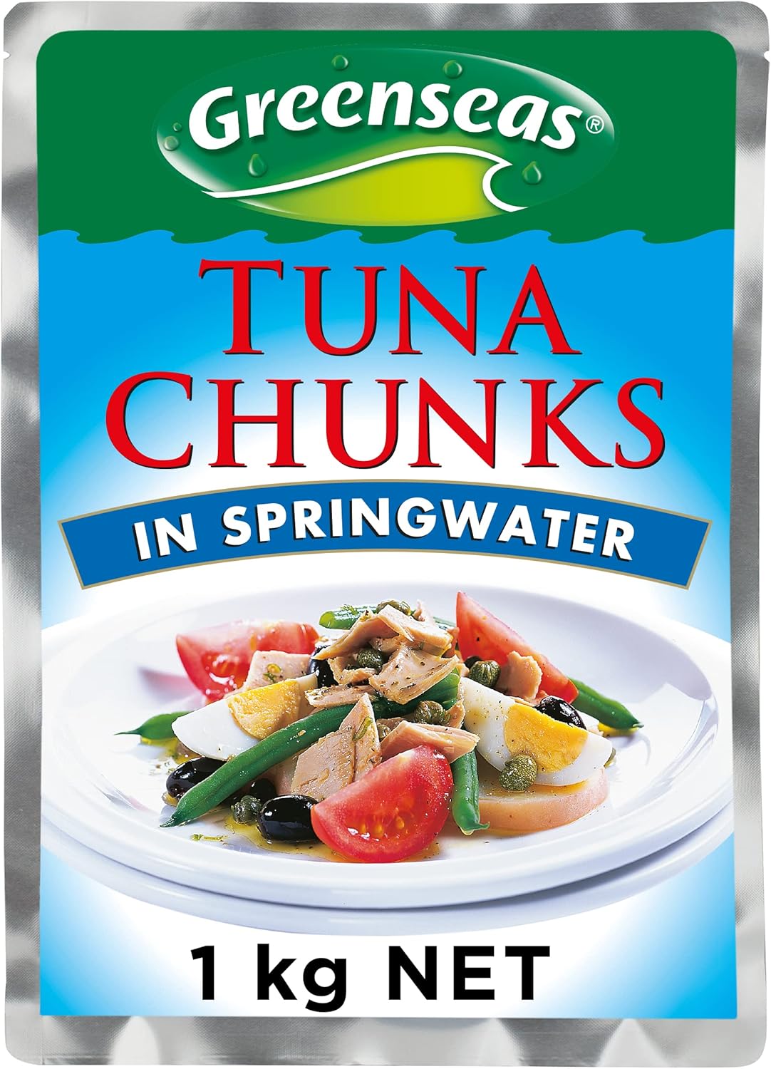 Greenseas Tuna Chunks in Springwater Tuna Fish Pouch 1kg Pantry Food & Drinks