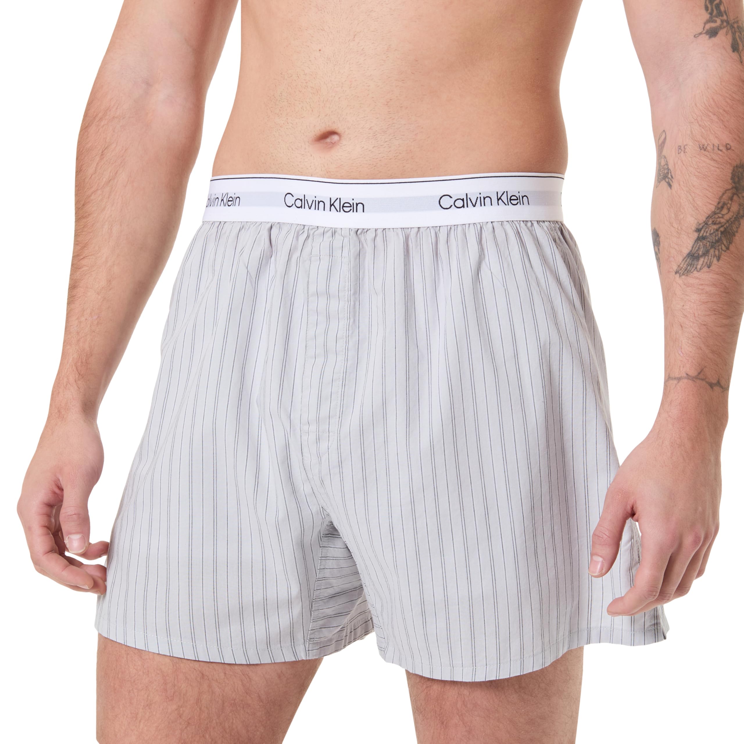 Calvin Klein Pantalon de Pyjama Homme Boxer Trad Court
