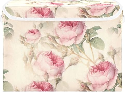 Amazon.com - Tatenale Collapsible Storage Bins with Lids Decorative ...