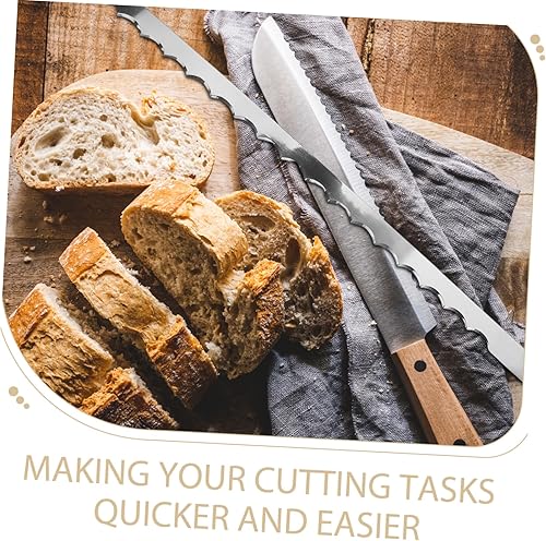 Miniatura 3 de Cuchillas de pan de repuesto 8 piezas de cuchillo de arco dentado para pan masa madre pastel horneado casero