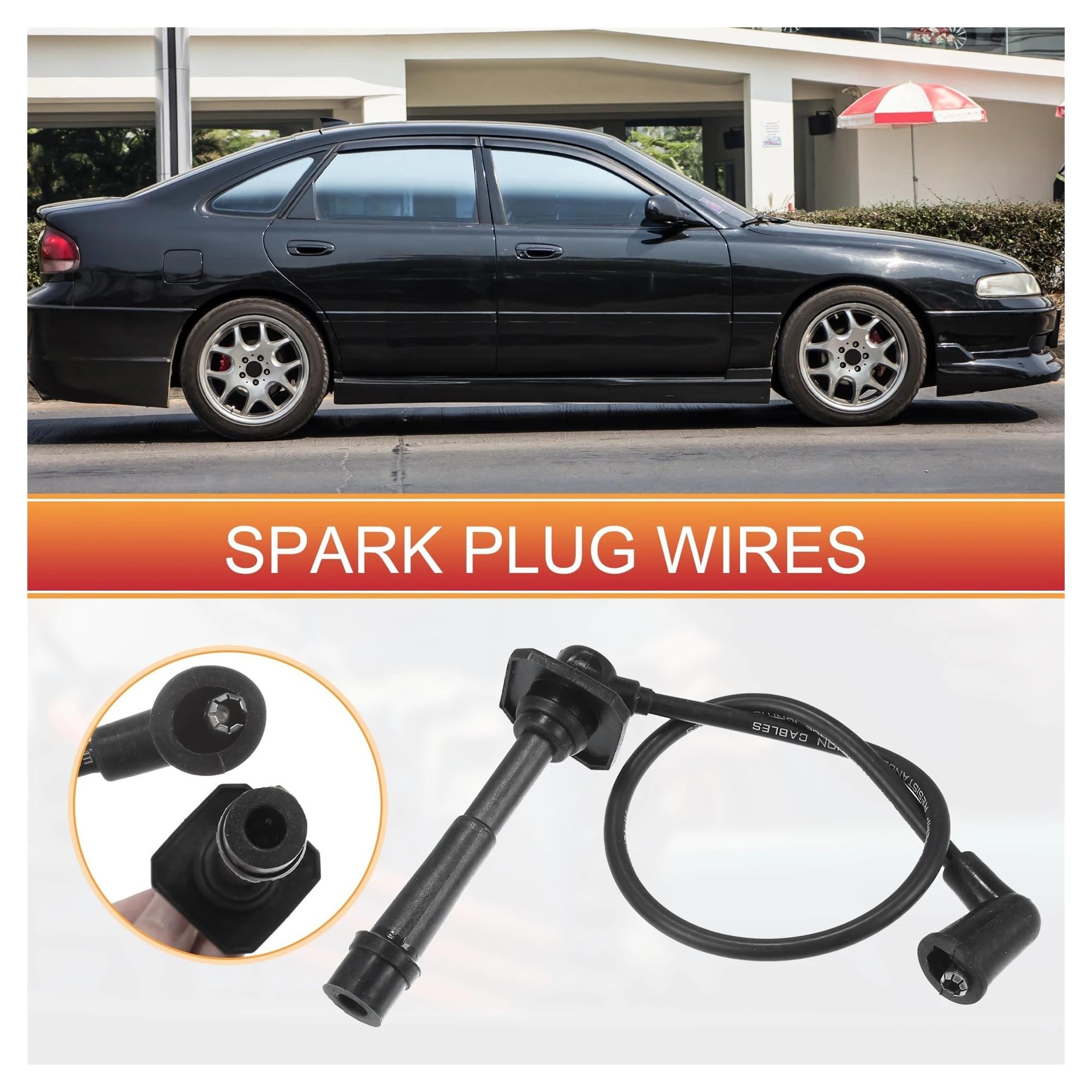 Câblage Bobine Allumage Pour Mazda 626 IV 92-97 No.FP1318140B Câble Bobine D'allumage 4 Pièces