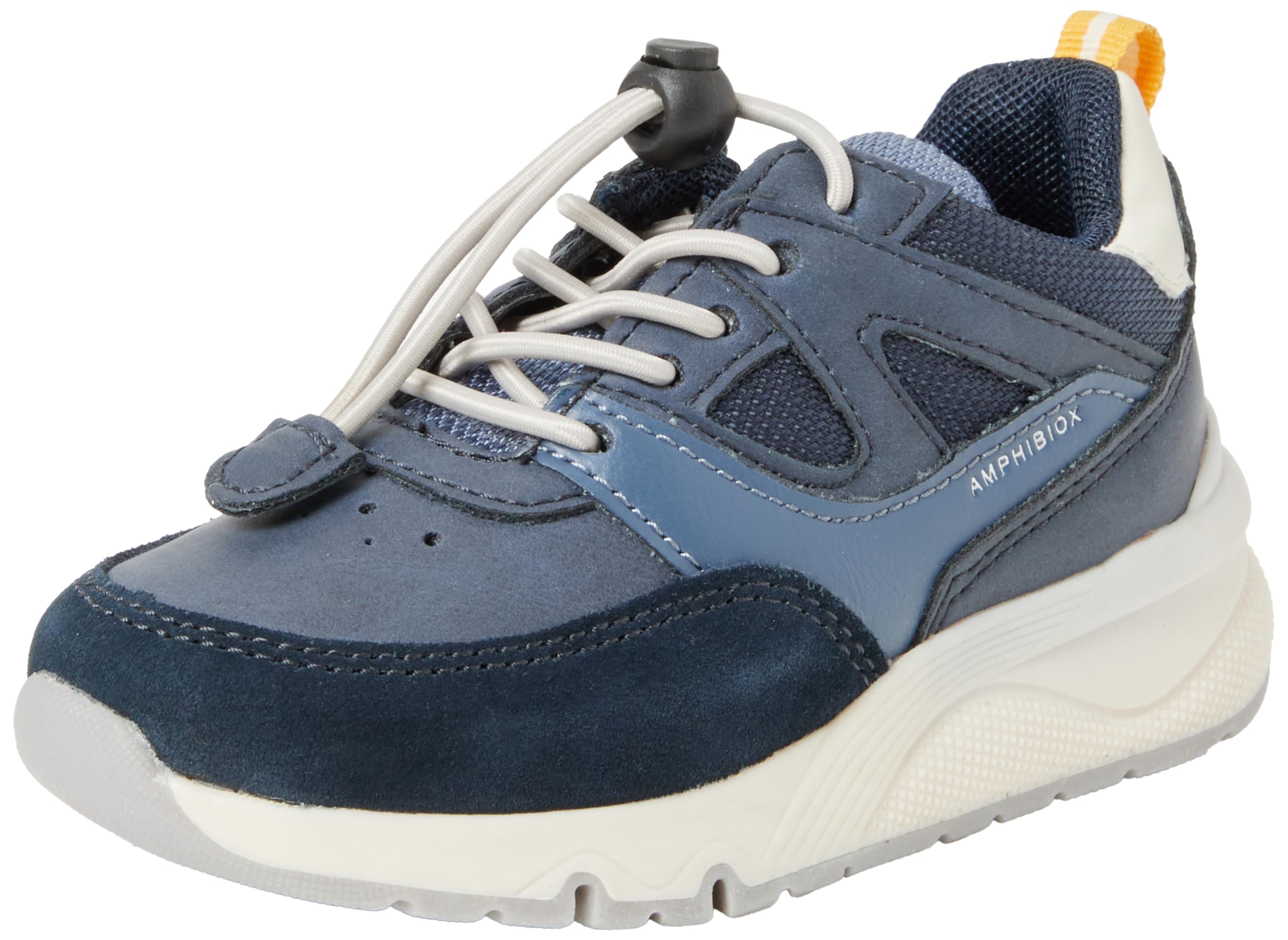 Geox Boys J Rooner Boy B ABX A Trainers, Navy Avio, 7.5 UK