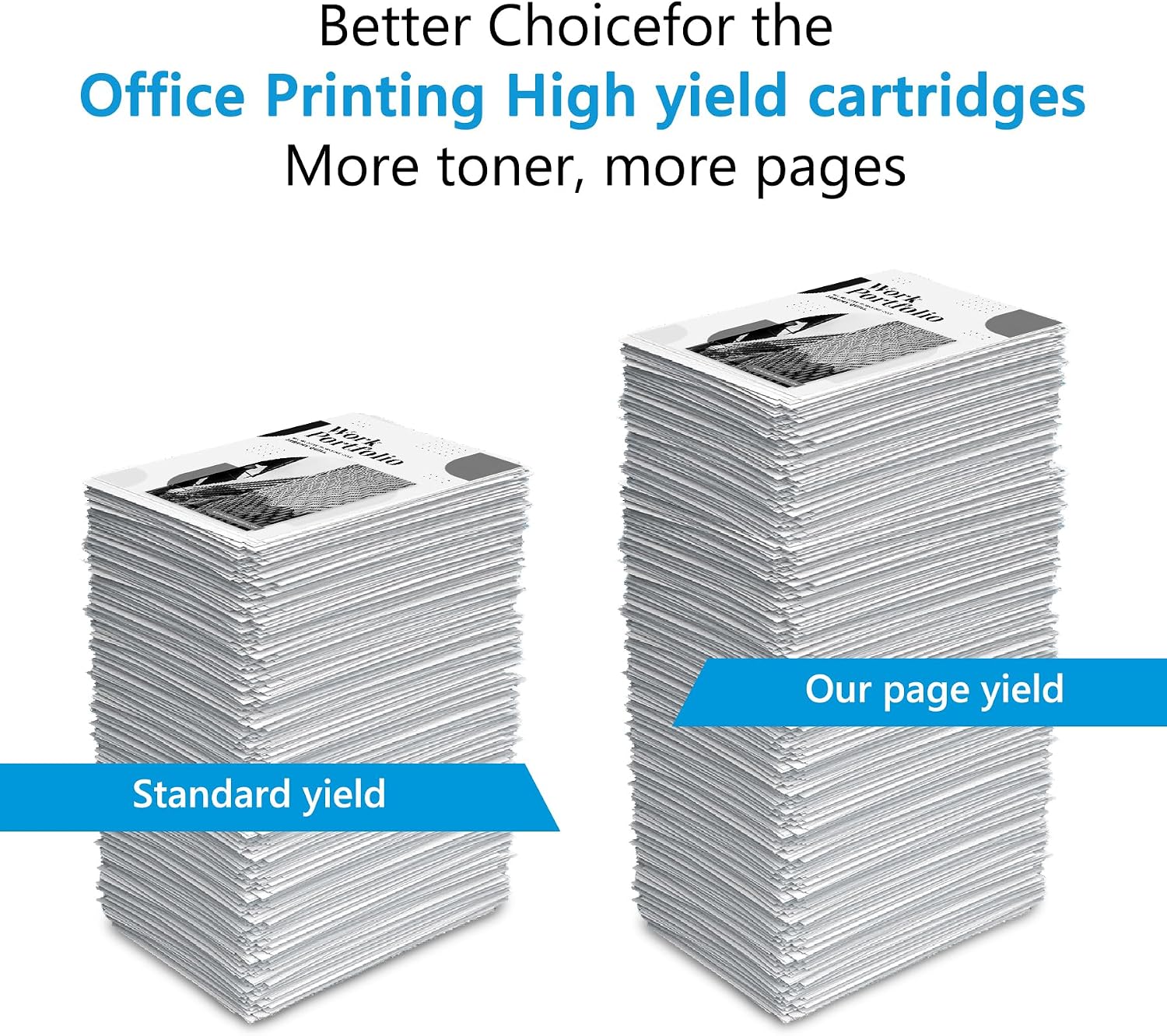 202A (Black, 2-Pack) Toner Cartridge Replacement for HP 202A CF500A 202X CF500X Color Laser Jet Pro MFP M281fdw M281cdw M254dw M254nw M281fdn M280nw M254 M281 202 Toner Ink Printer