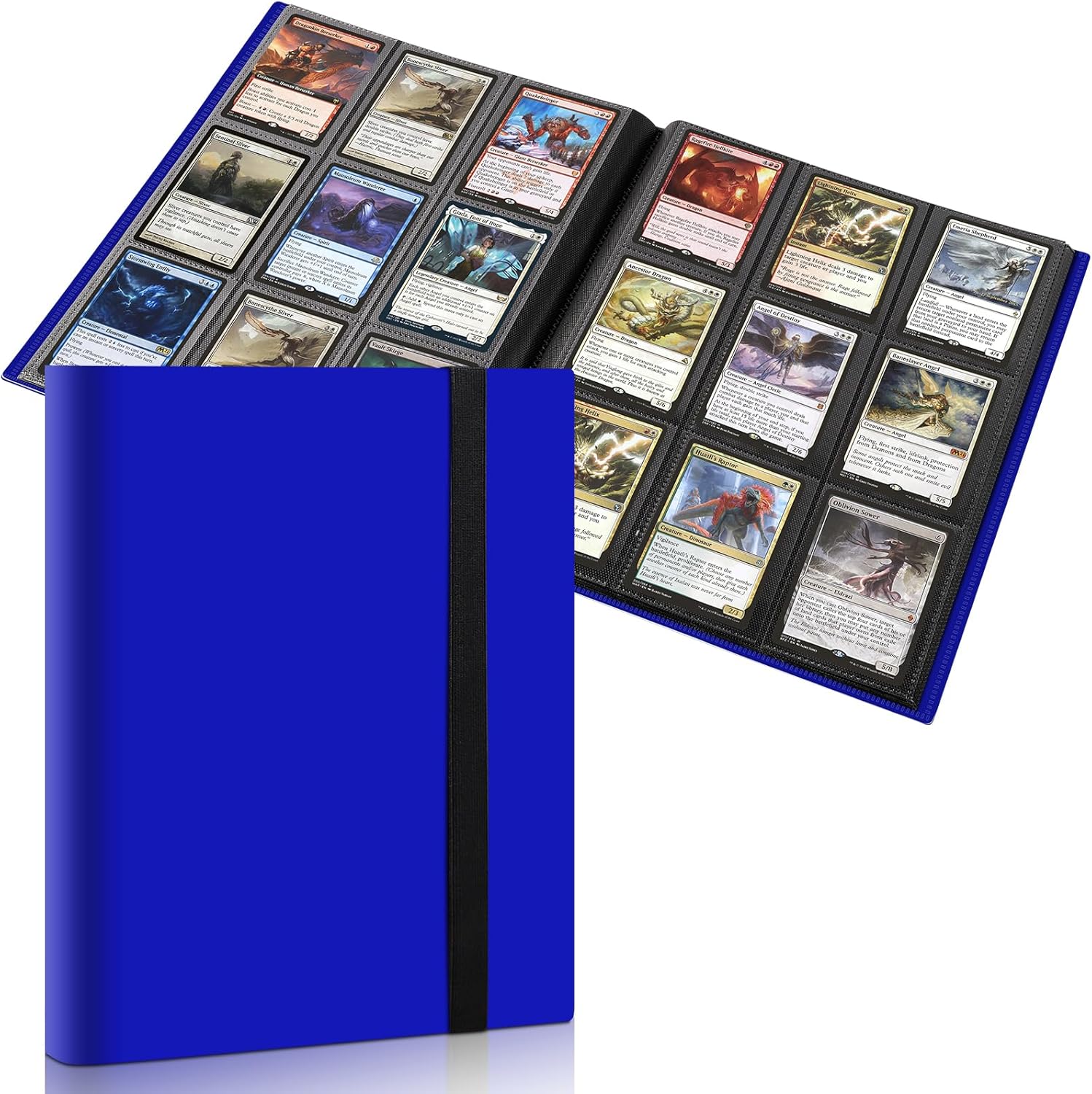 Trading Card Folder Album 9 Pocket Card Album Binder, Card