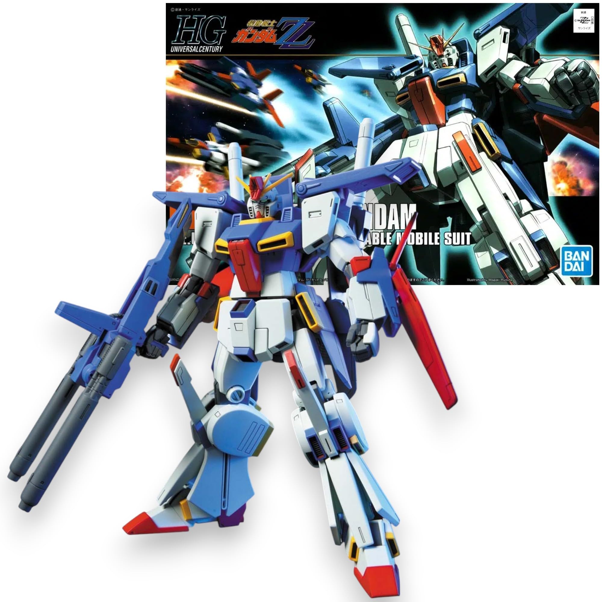 Bandai High Grade HGUC 1/144 Mobile Suit Gundam MSZ-010 ZZ Gundam