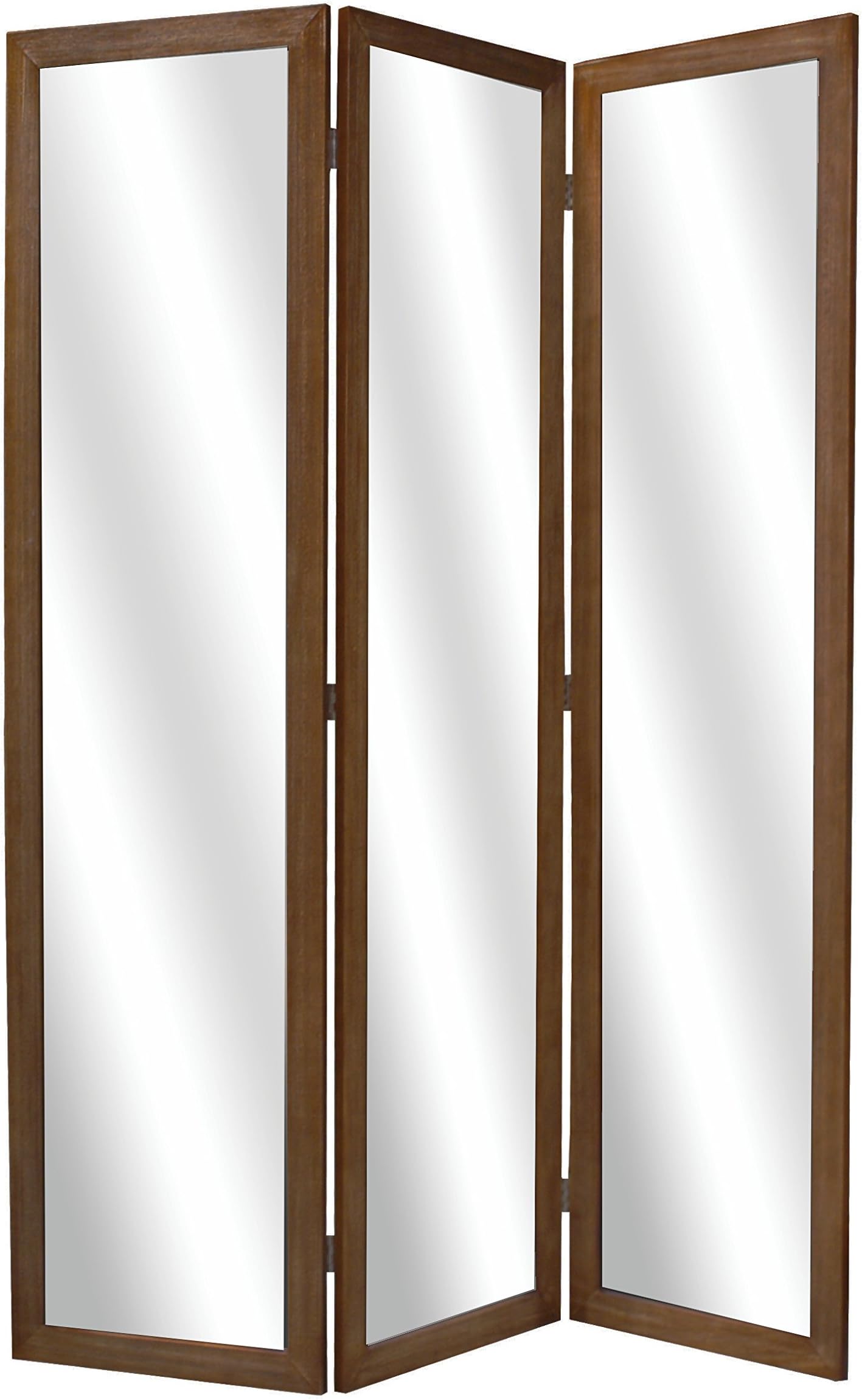 Screen Gems MIRRIOR Screen Room Divider, 50"L x 69"H, Multicolor