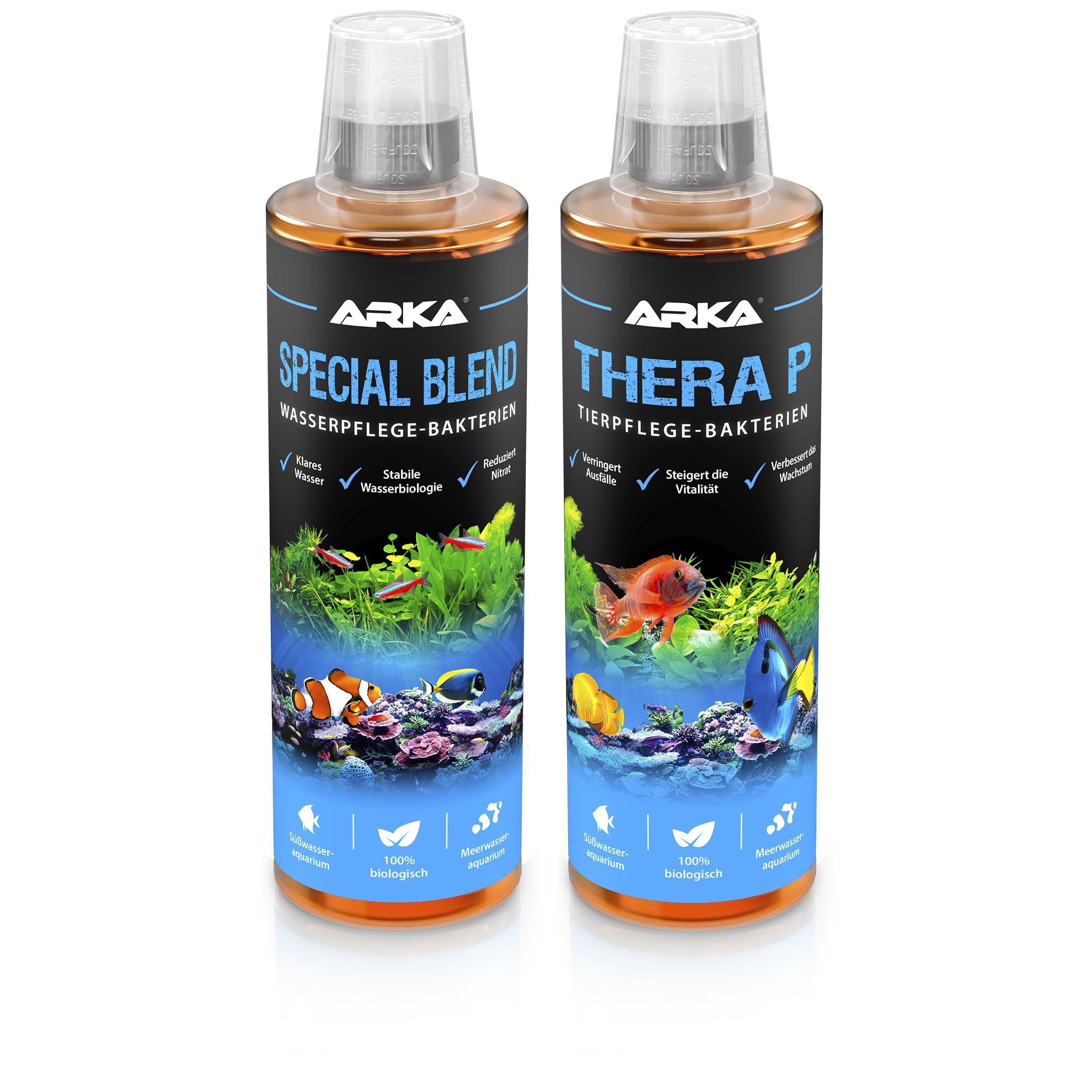 Microbe-Lift SBHTHERAPH16 Special Blend – Bacterias Altamente activas + TheraP – Juego de bacterias limpiadoras para el Cuidado de los Peces, 2 x 473 ml, Talla única, 946 g