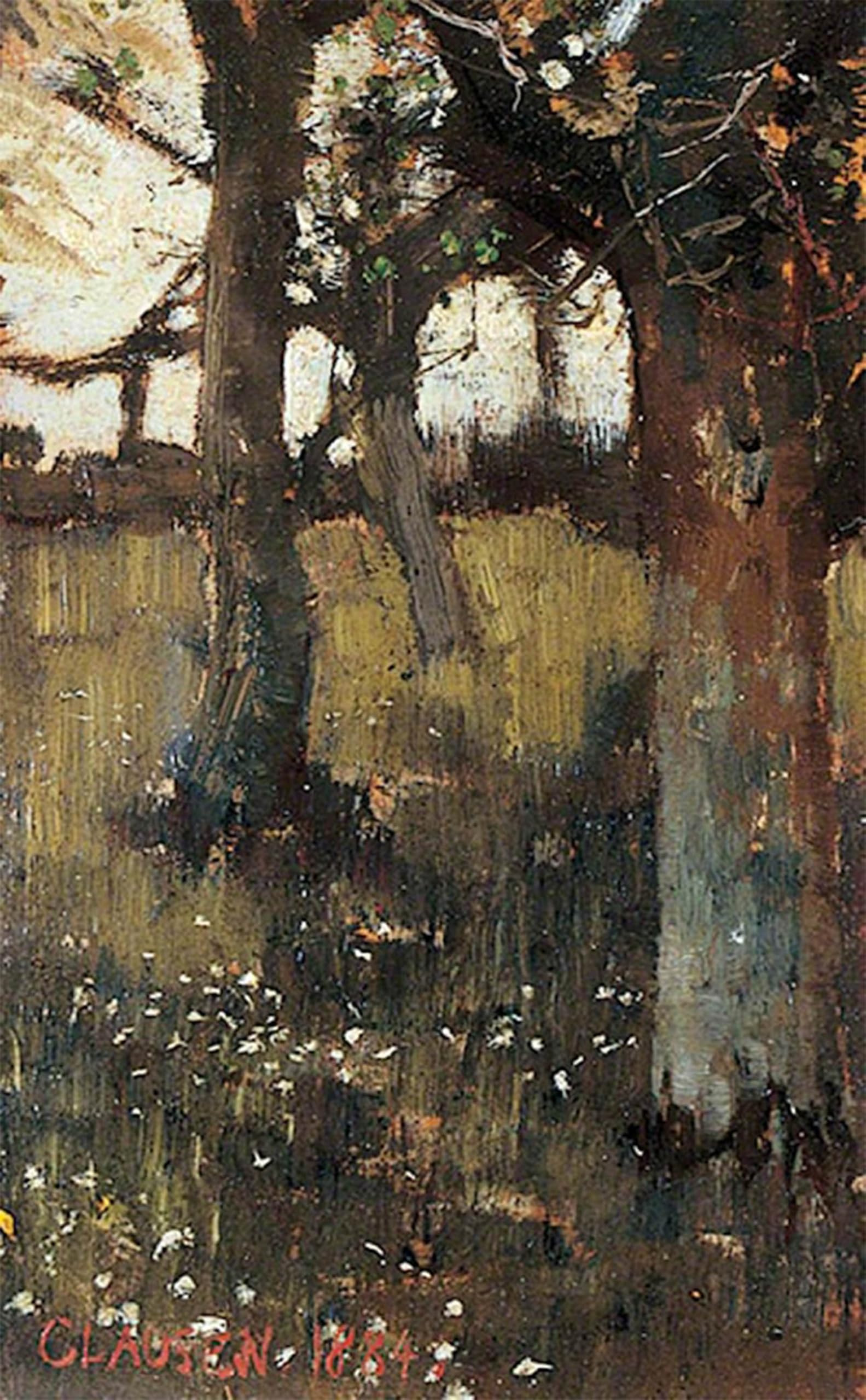 POSTERIIk Vintage Print Pop Art Landscape Artwork Alberi Sir George Clausen Art Prints for Office Home Decor 60x90cm