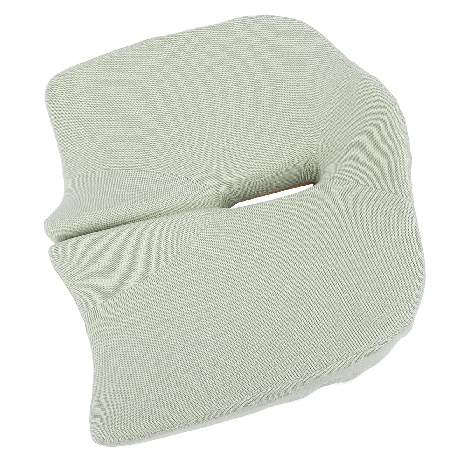 Cojín de Asiento de Espuma Viscoelástica, Alivio de Presión Ergonómico con Soporte para la Espalda para el Hogar, Oficina, sofá, Silla de Ruedas