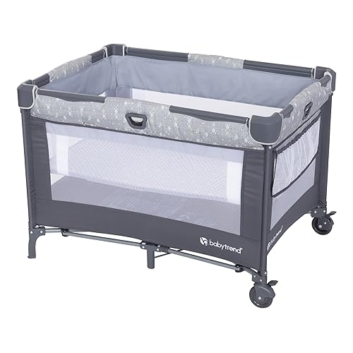 Miniatura 3 de Baby Trend Nursery Den Playard con Snooze Pod y cambiador abatible, salvia diamante