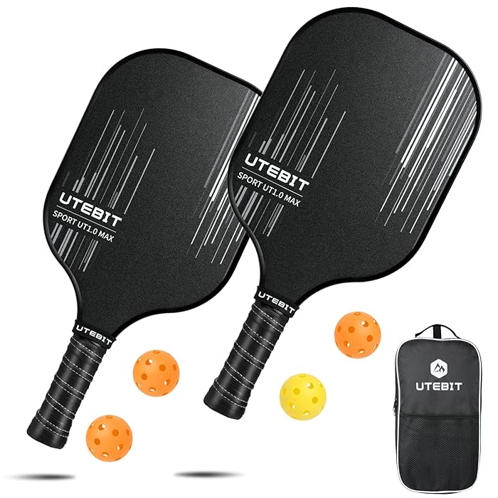 Buy UTEBIT Pickleball Paddles Pickleball Set, Lightweight Pickleball