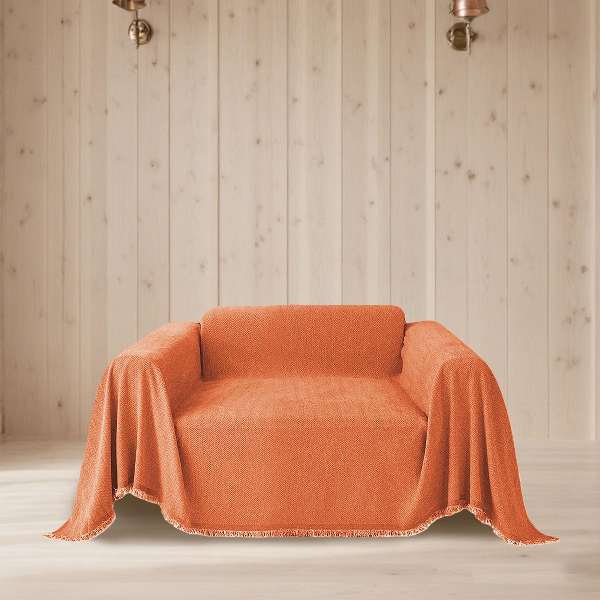 Housse de canapé antidérapante pour salon familial et chaleureux