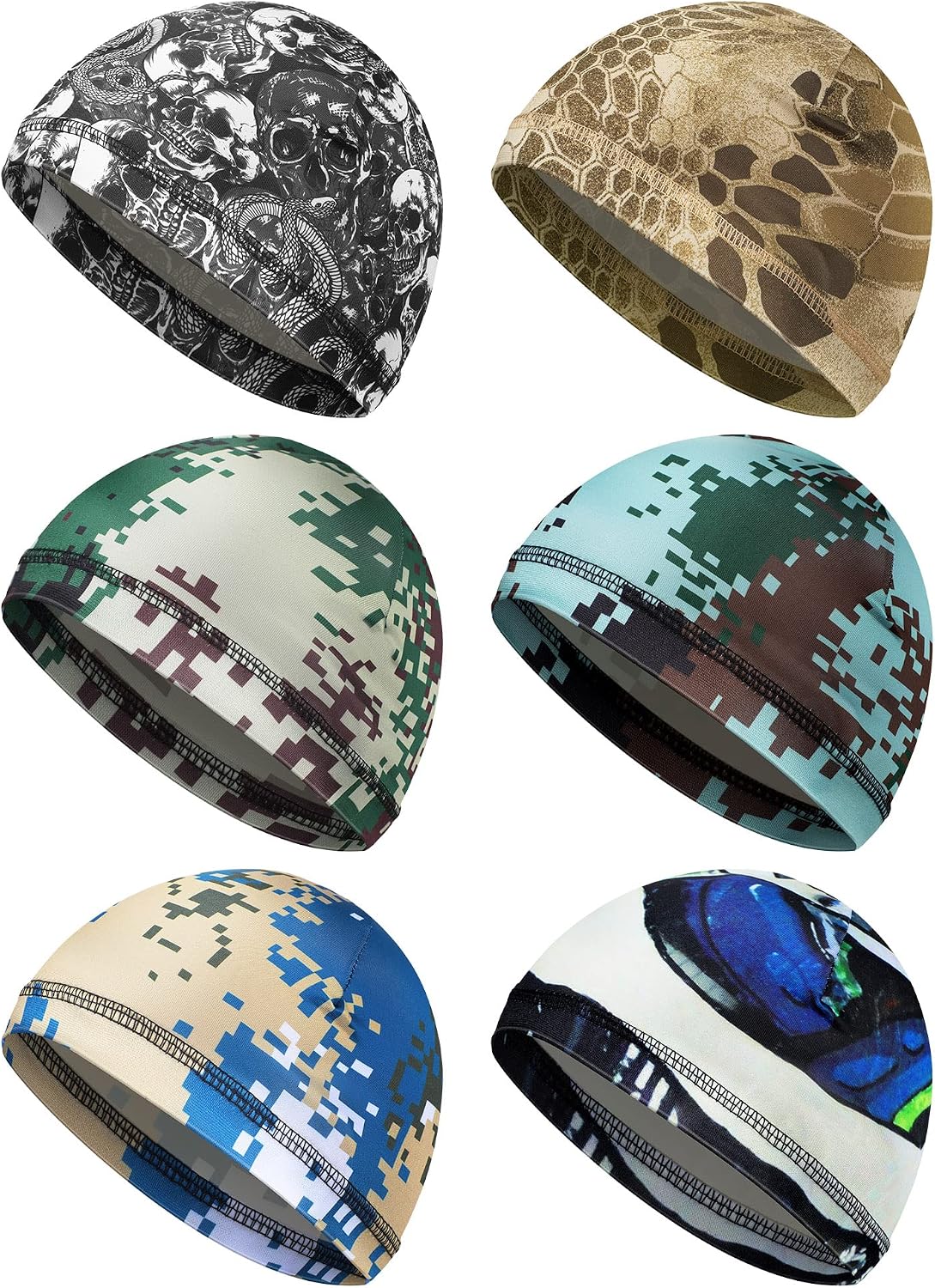 SATINIOR Men Cooling Skull Cap Sweat Wicking