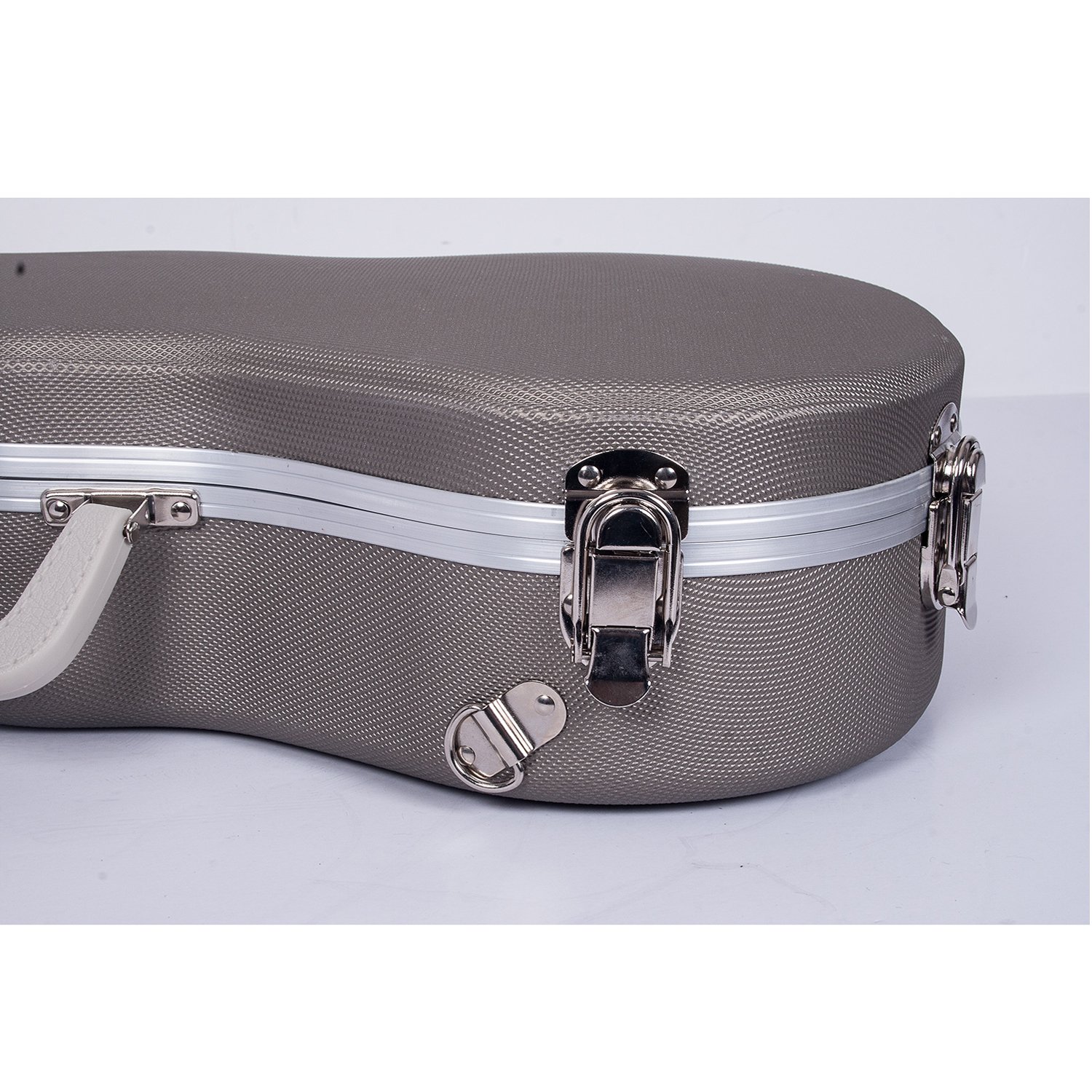 Crossrock cra800tuch ABS Tenor ukelele funda rígida, champán
