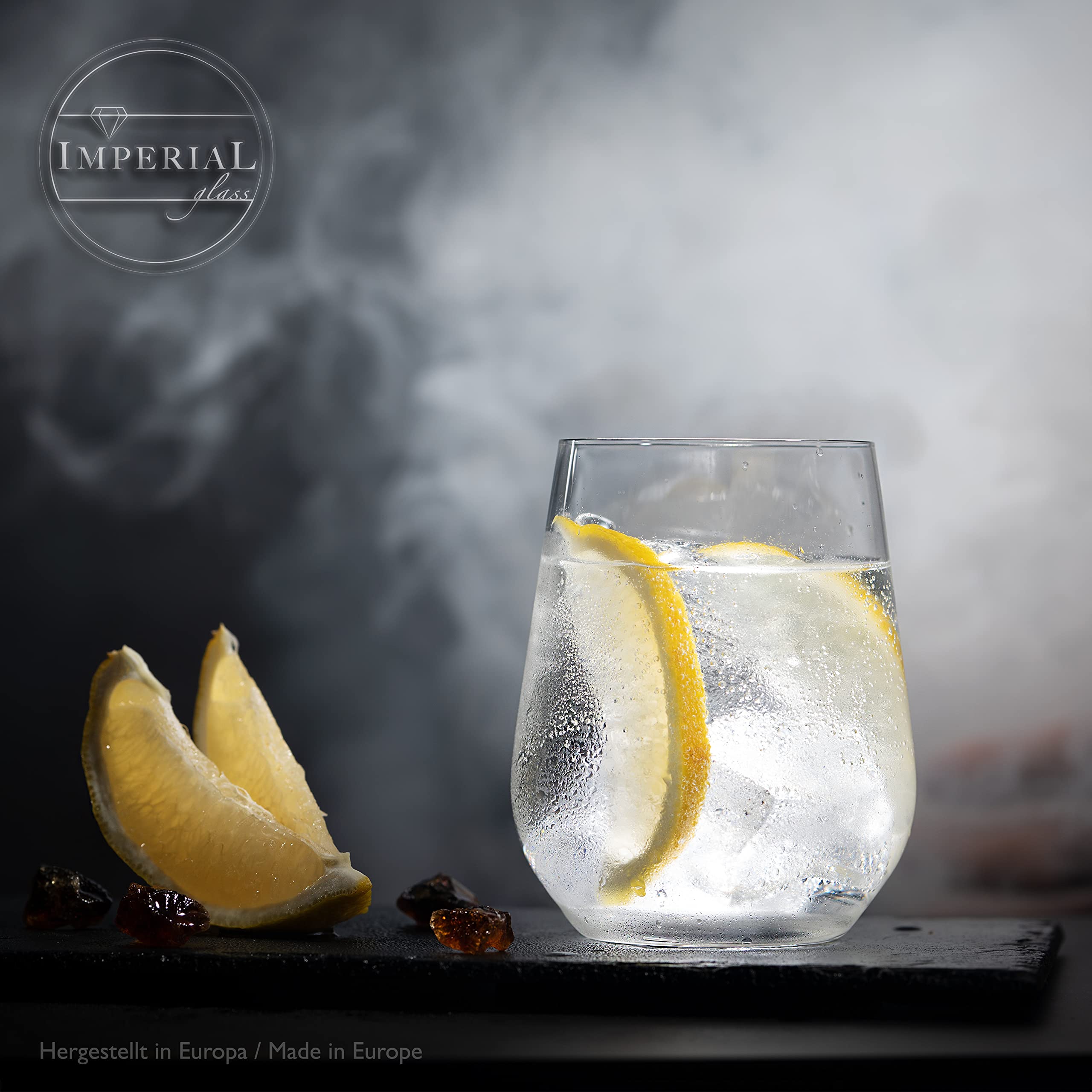 IMPERIAL glass Drinkglazen 370 ml (max. 450 ml) set van 12 waterglazen IMPERIAL glass Drinkglazen 370 ml (max. 450 ml) set van 12 waterglazen
