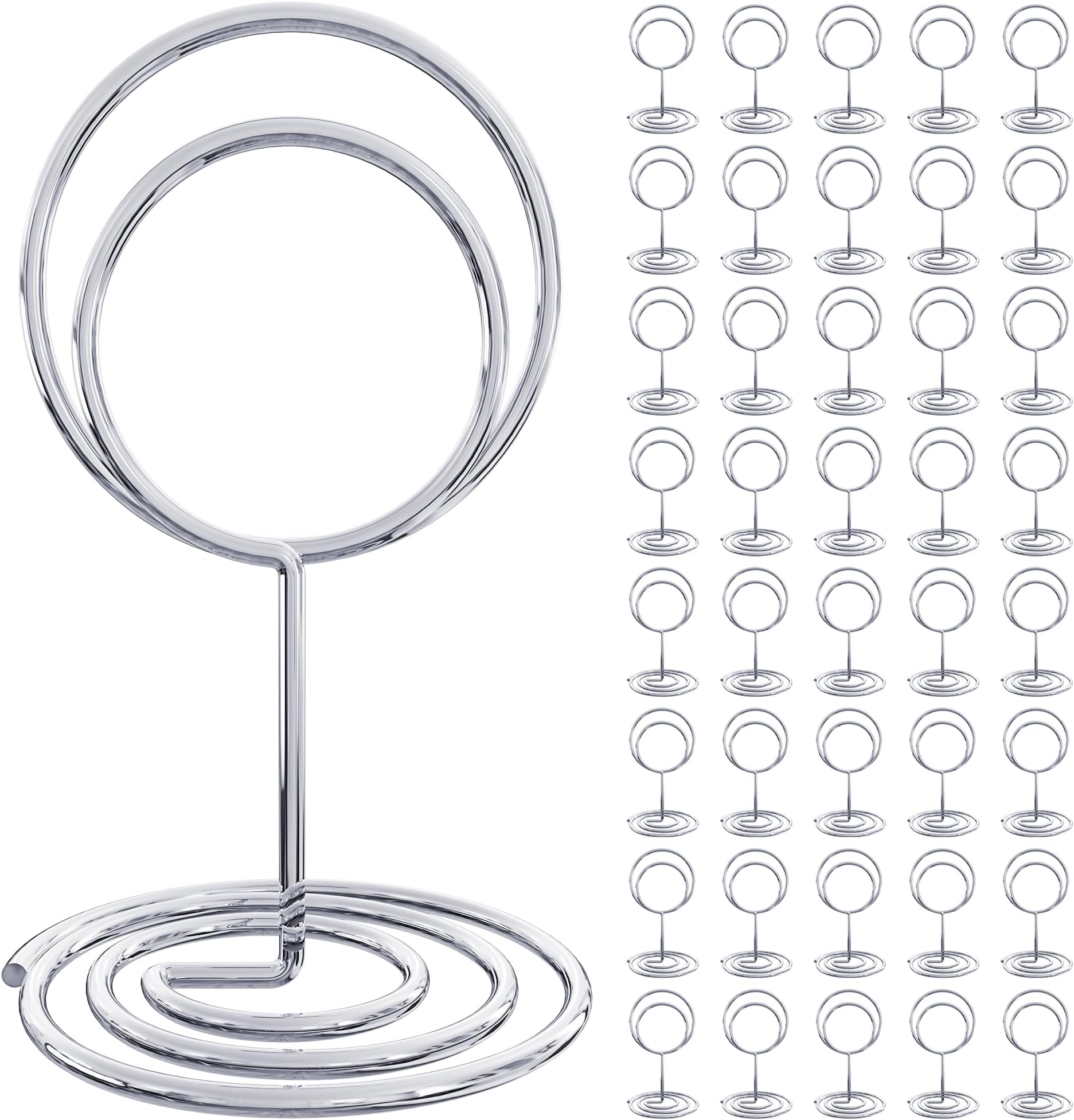 12pcs Round Table Number Stands, Modern Place Card Holders