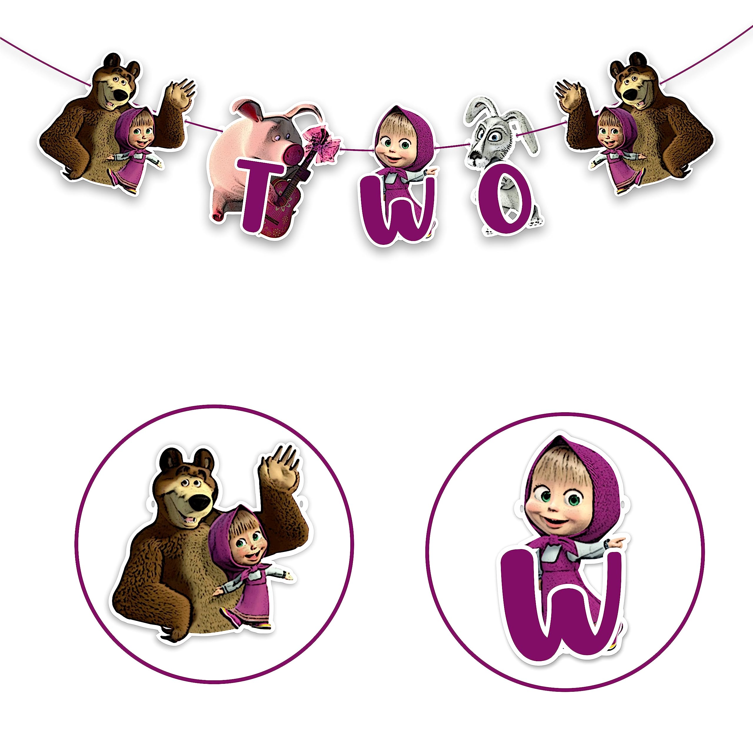 Seyal ® Maasa and ber Two Banner, Masa and Bear Two Banner, small - Image 2