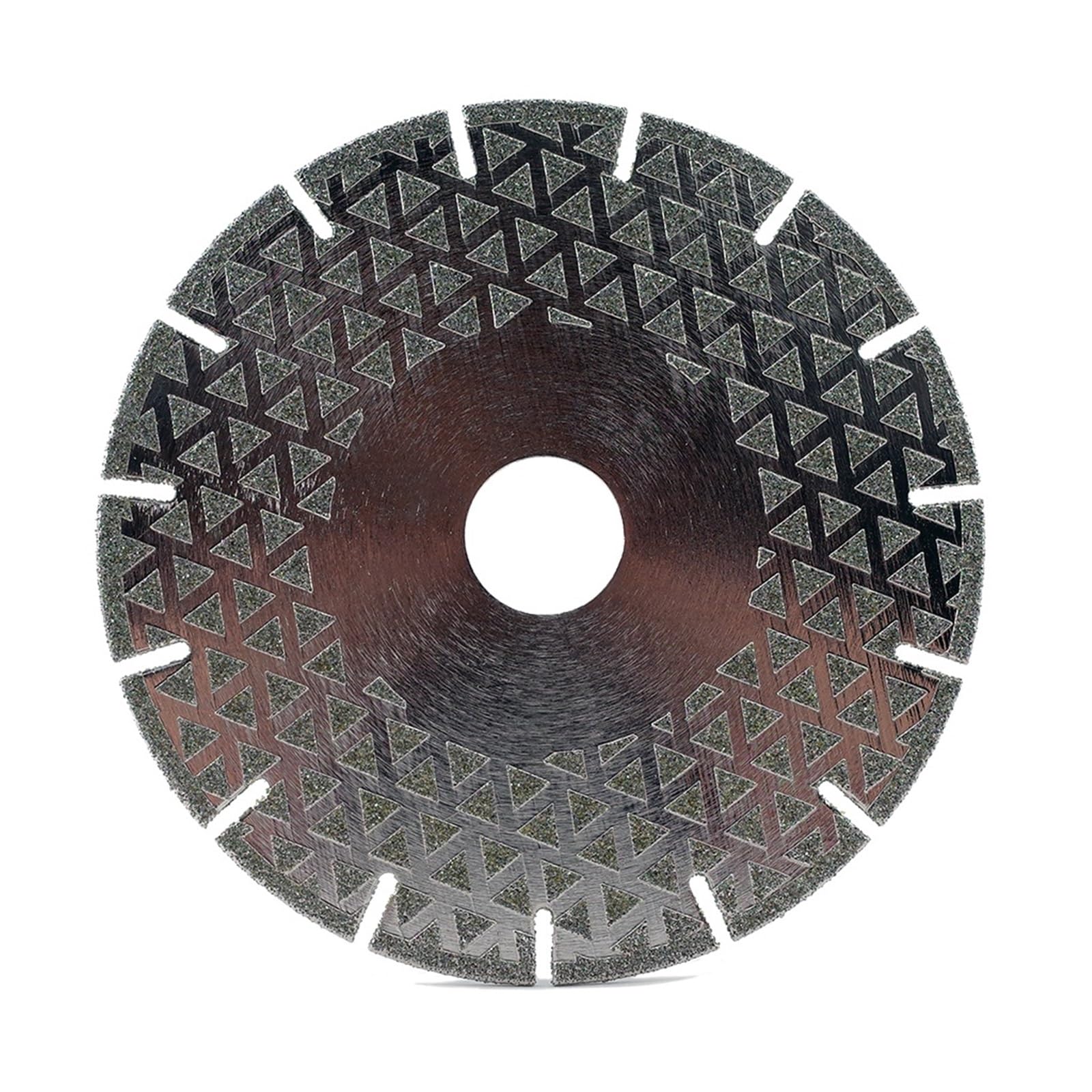 Diamentowa tarcza szlifierska do betonu, 4-9-calowa galwanizowana diamentowa tarcza tnąca z obu stron ocynkowana ostrze do szlifowania marmuru, granitu i płytek ceramicznych(22.23MM-230MM)