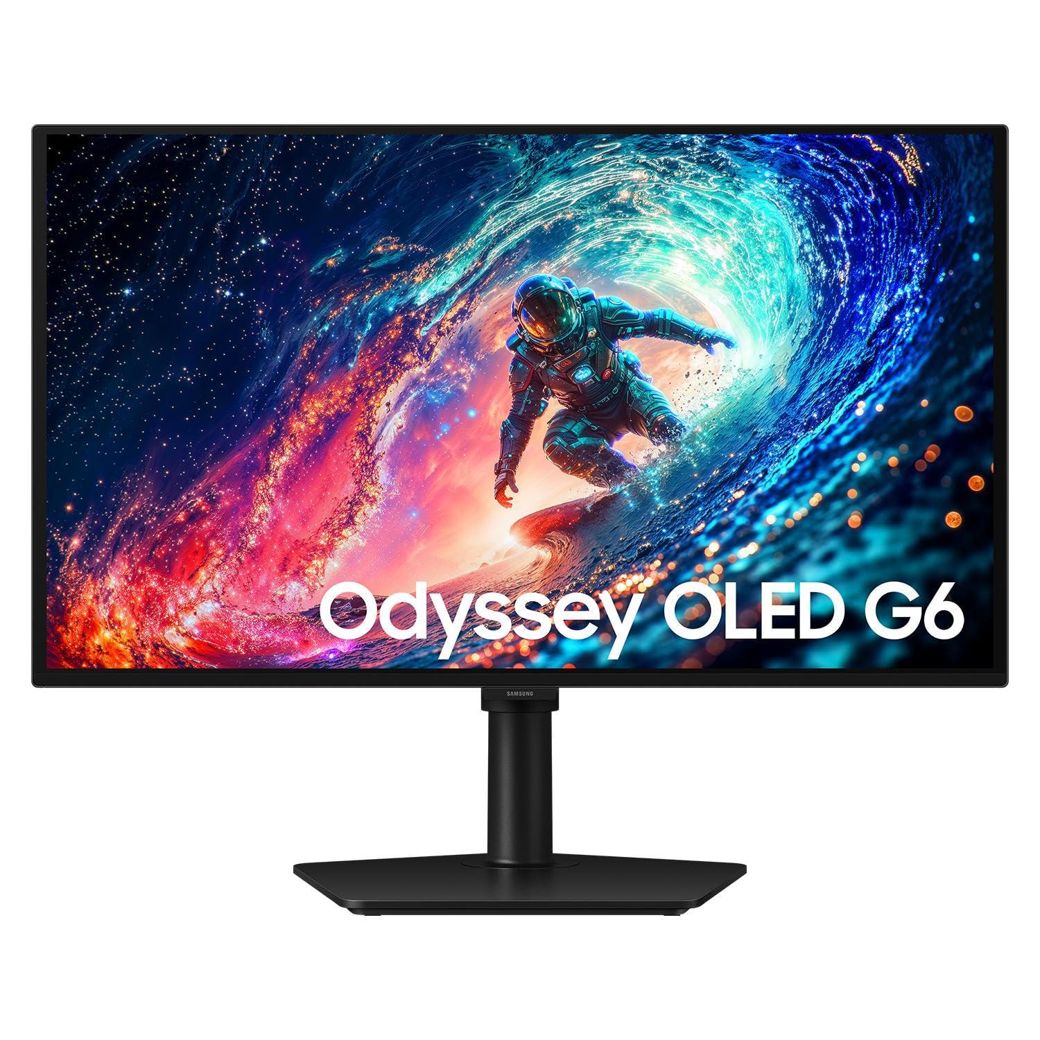 Samsung Écran Gaming Odyssey OLED G61SH 27", Dalle sans Reflets, 240Hz, QHD (2560 x 1440), 0,03ms, 1 000 000:1, Écran Plat, Ajustable en Hauteur, Inclinable, Pivotable, HDMI (2.0), LS27HG612SUXEN