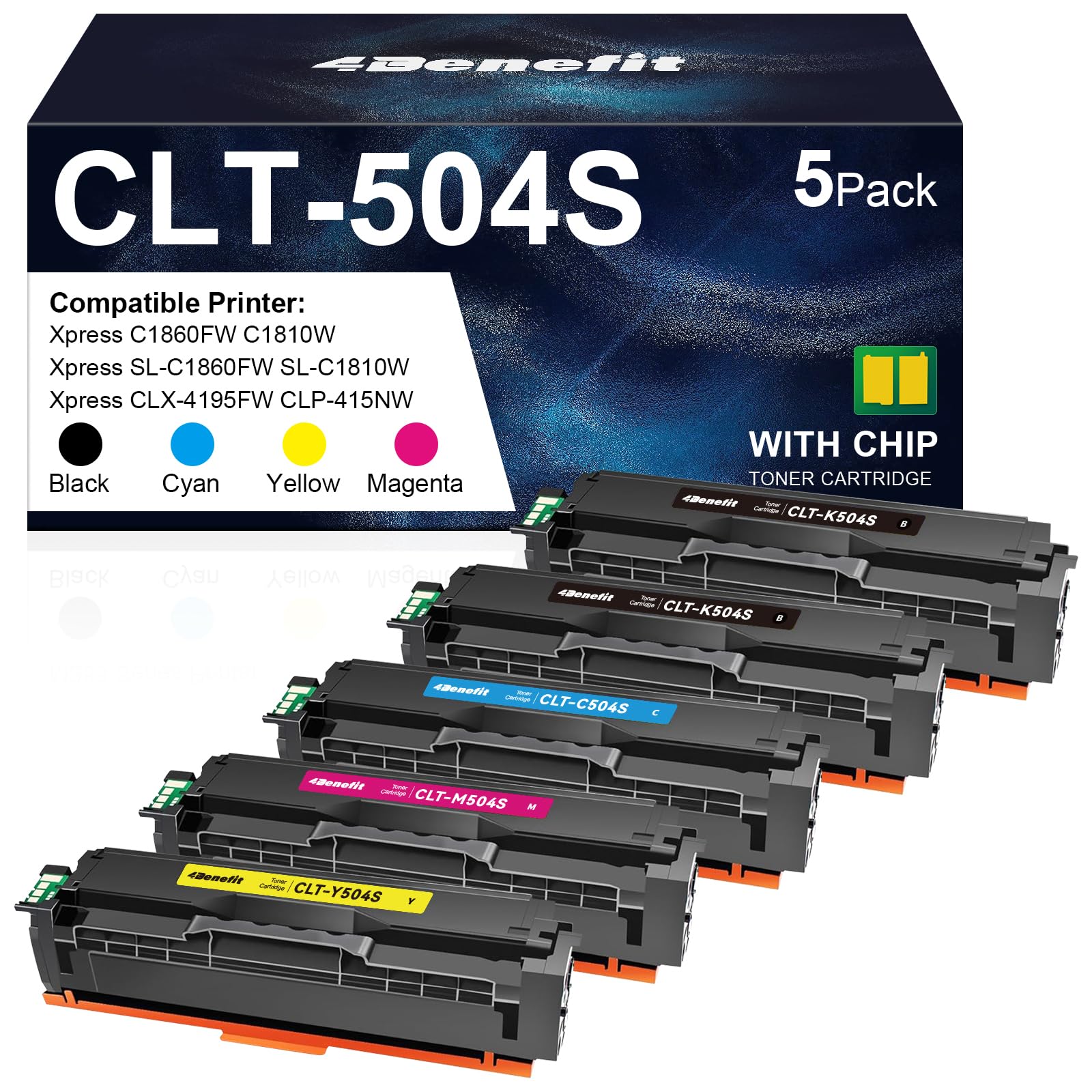 トナーカートリッジ T-FC505シリーズ 4色セット Amazon.co.jp: 4Benefit 互換トナーカートリッジ Samsung CLT-K504S