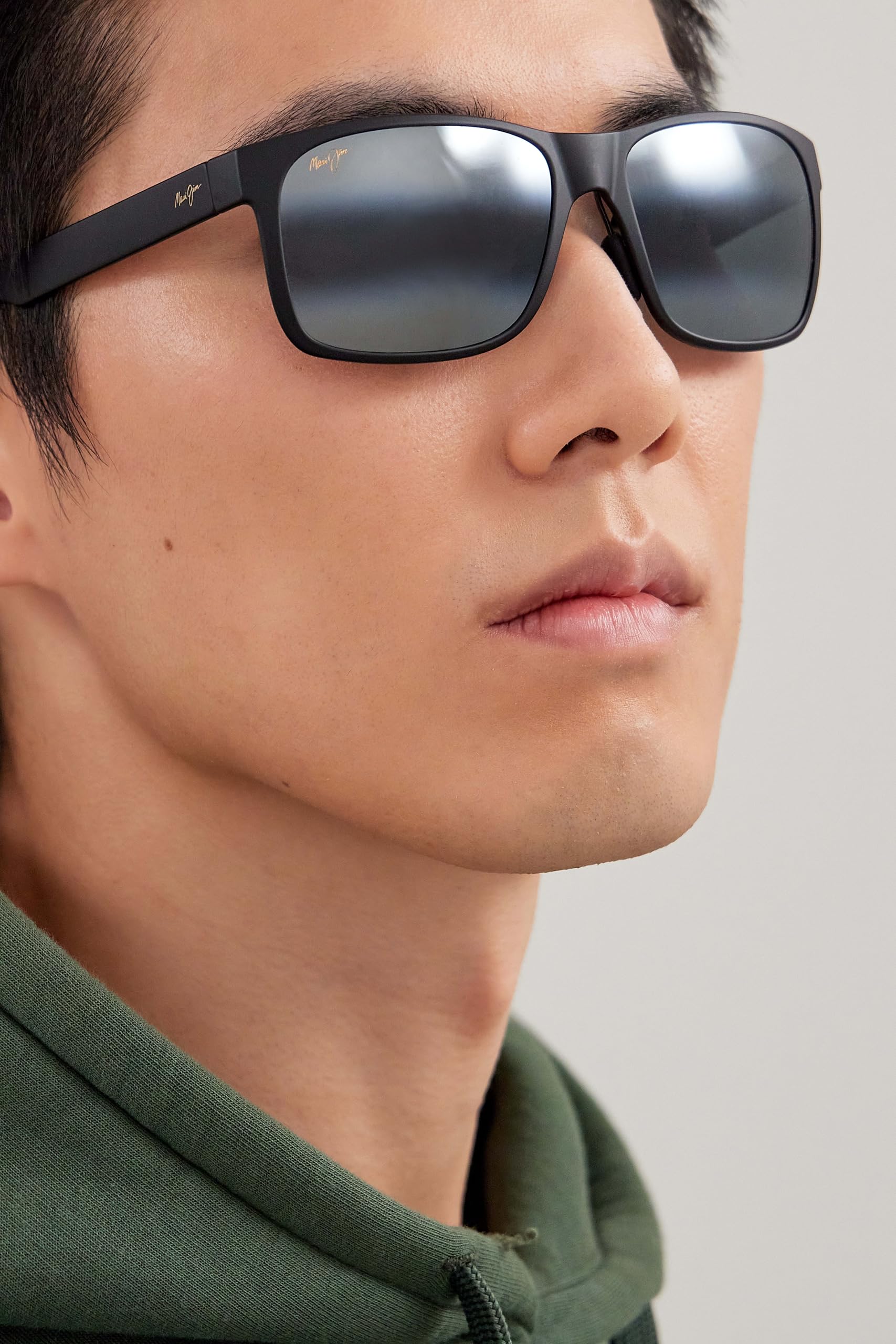 Maui Jim Red Sands Sunglasses Matte Black Frame Neutral Grey Lens