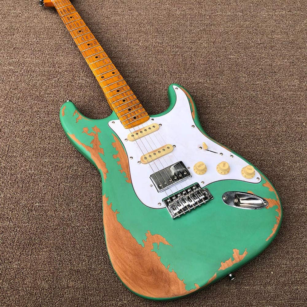 Amazon.co.jp: エレキギターメープルネックボディエレクトリックギター