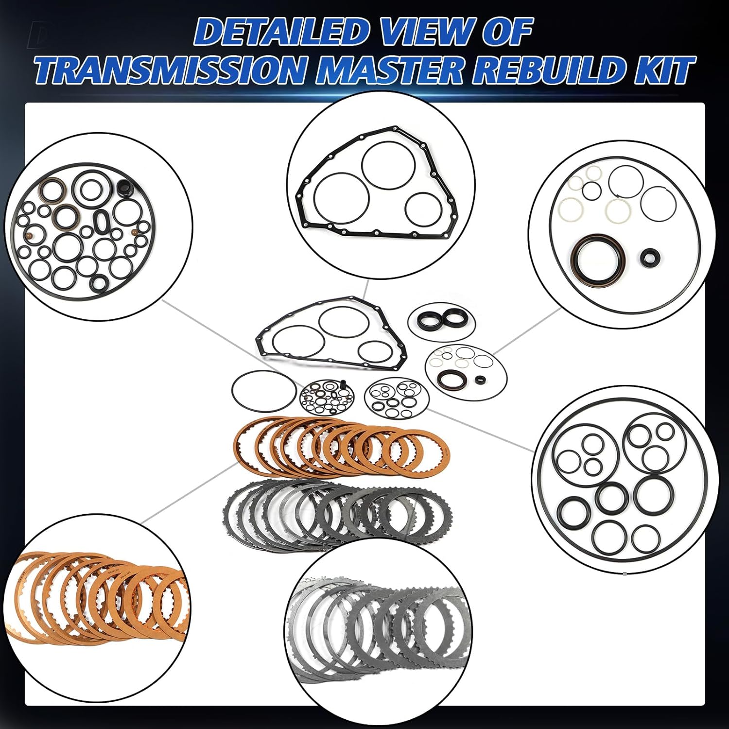 JF015E RE0F11A Transmission Master Rebuild Kit Overhaul Compatible with Nissan SUZUK CVT March Sentra Cube Versa Tiida Replace OE JF015E RE0F11A