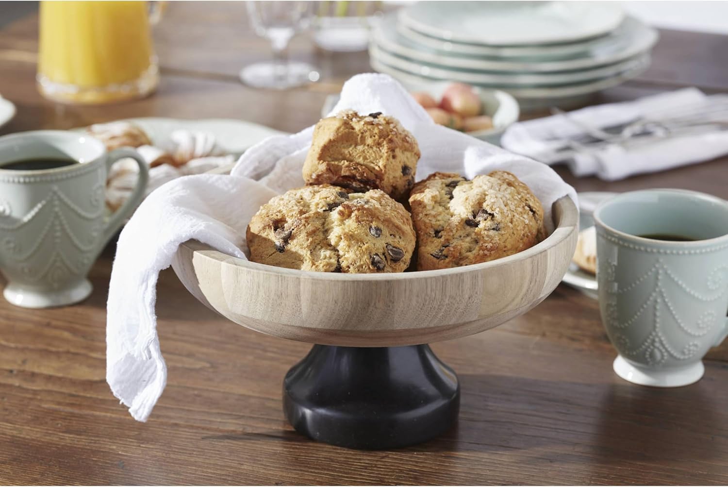 Lenox Lx Collective Footed Serving Bowl, 7.00 LB, Black