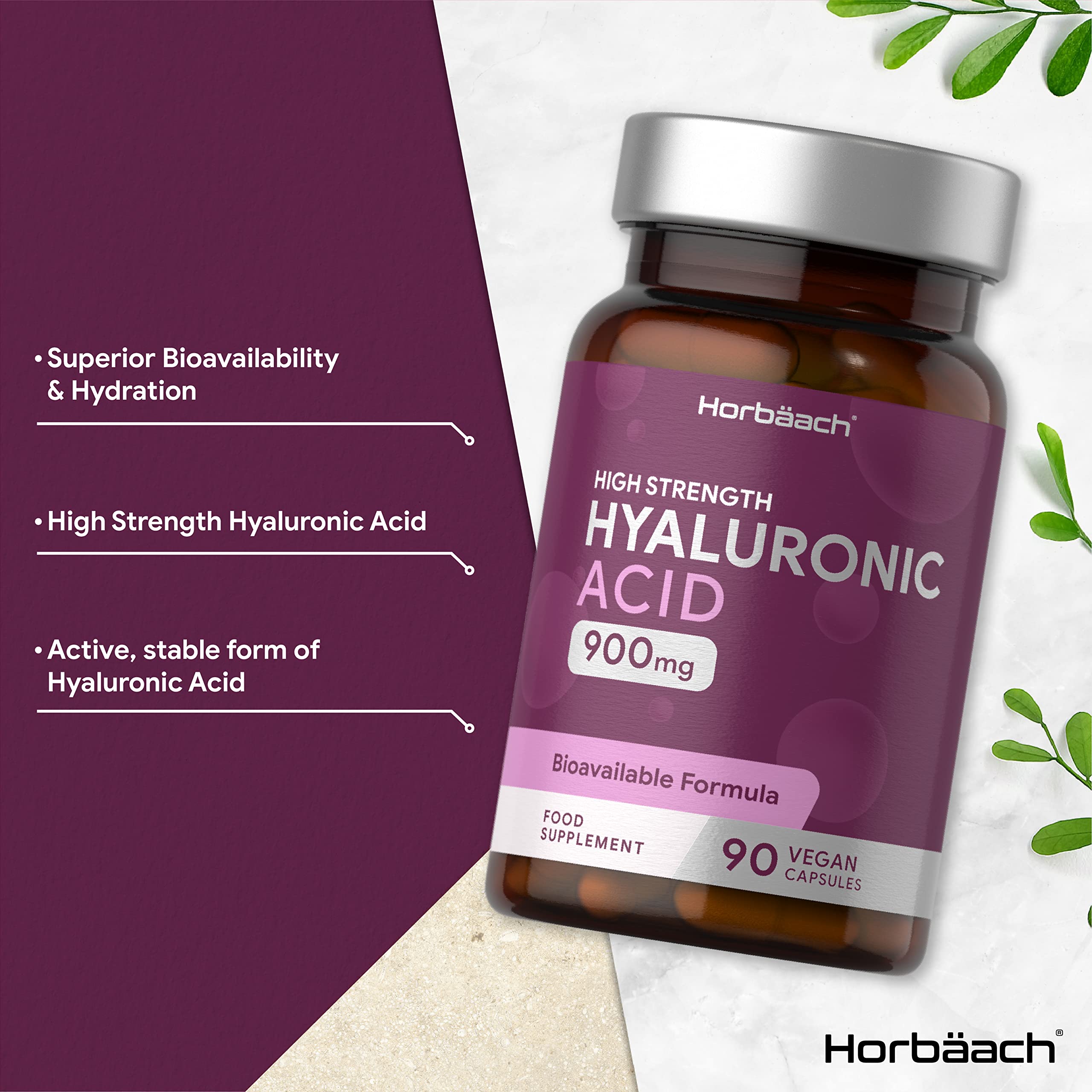 Buy Hyaluronic Acid 900mg 90 Capsules Triple Strength Tablets