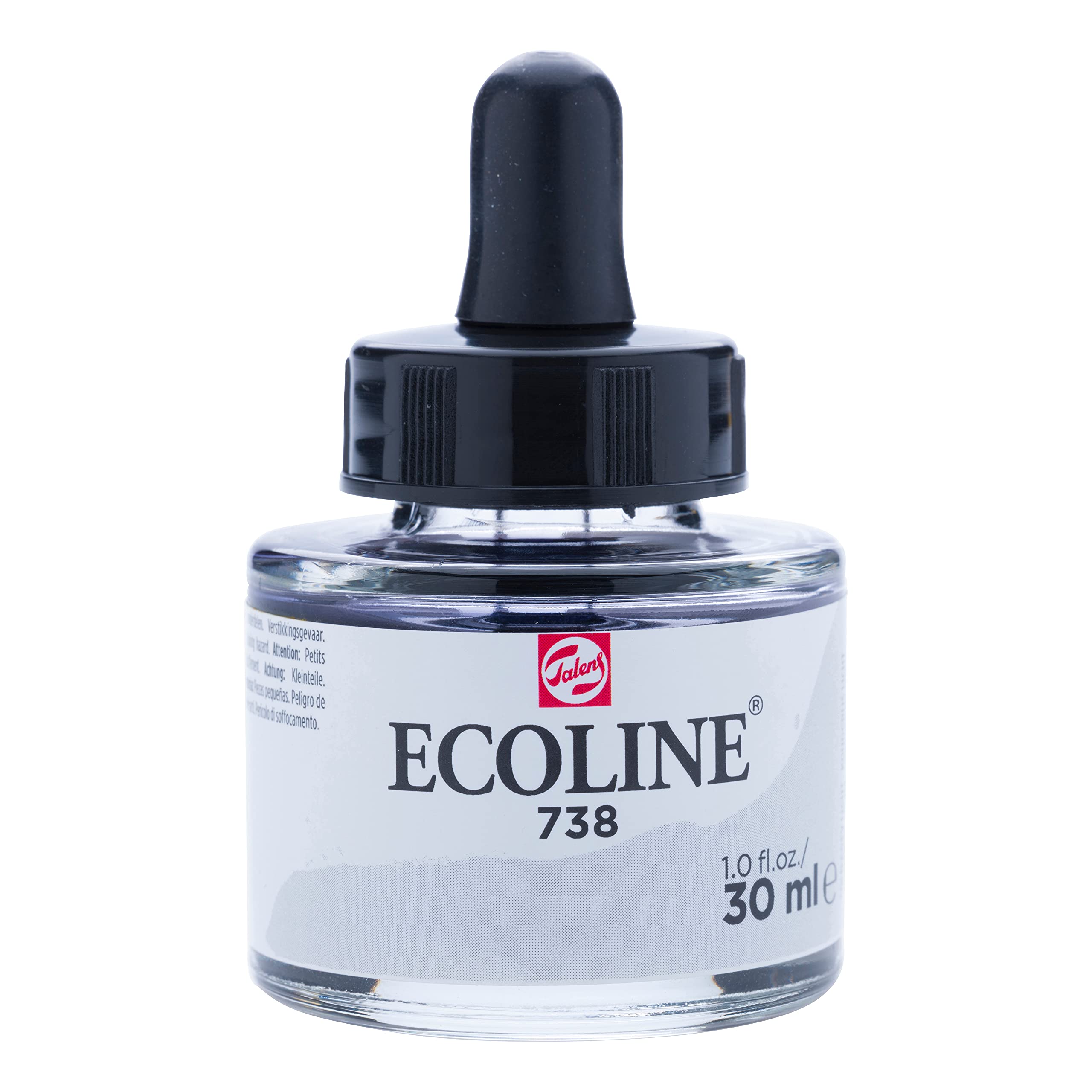 Ecoline Liquid Watercolour Bottle 30 ml Cold grey light 738 (11257381)