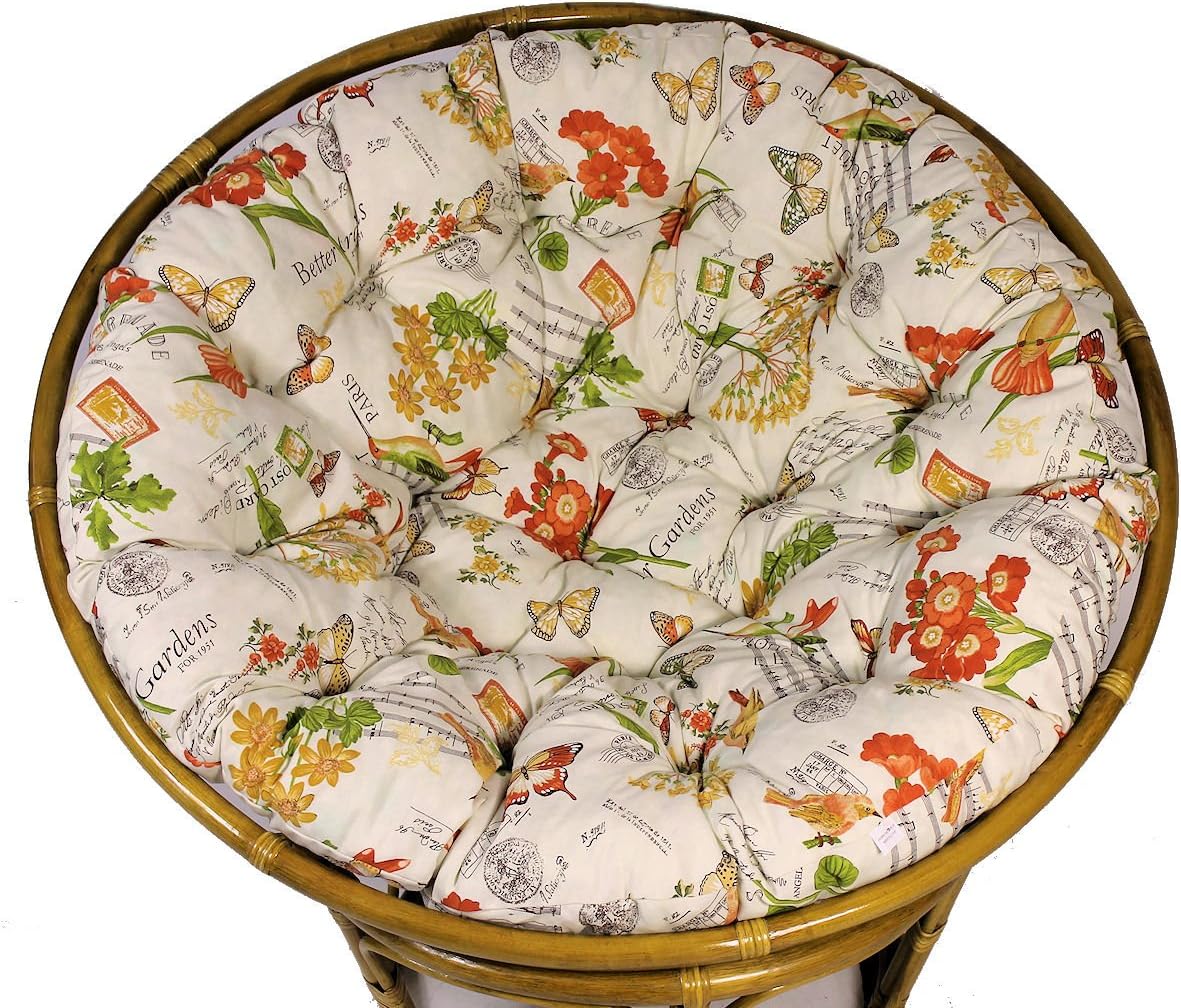 SEAT CUSHION FOR Papasan Chair Replacement Cushion Papasan D 120 cm