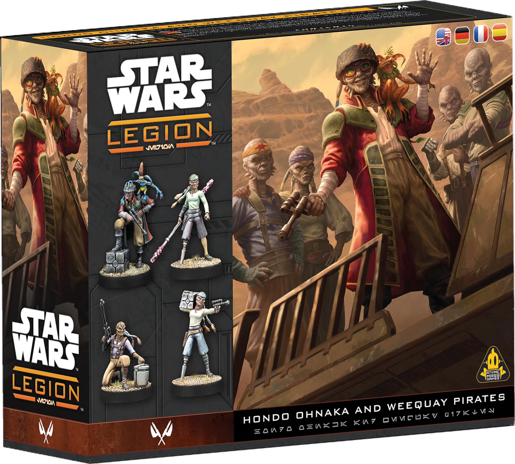Asmodee - Star Wars™ Legion Hondo Ohnaka & Weequay Pirates | AMG - extension jeu de figurines - mercenaires - experts - 14+ - 2 joueurs - 90 min - multilingue dont français