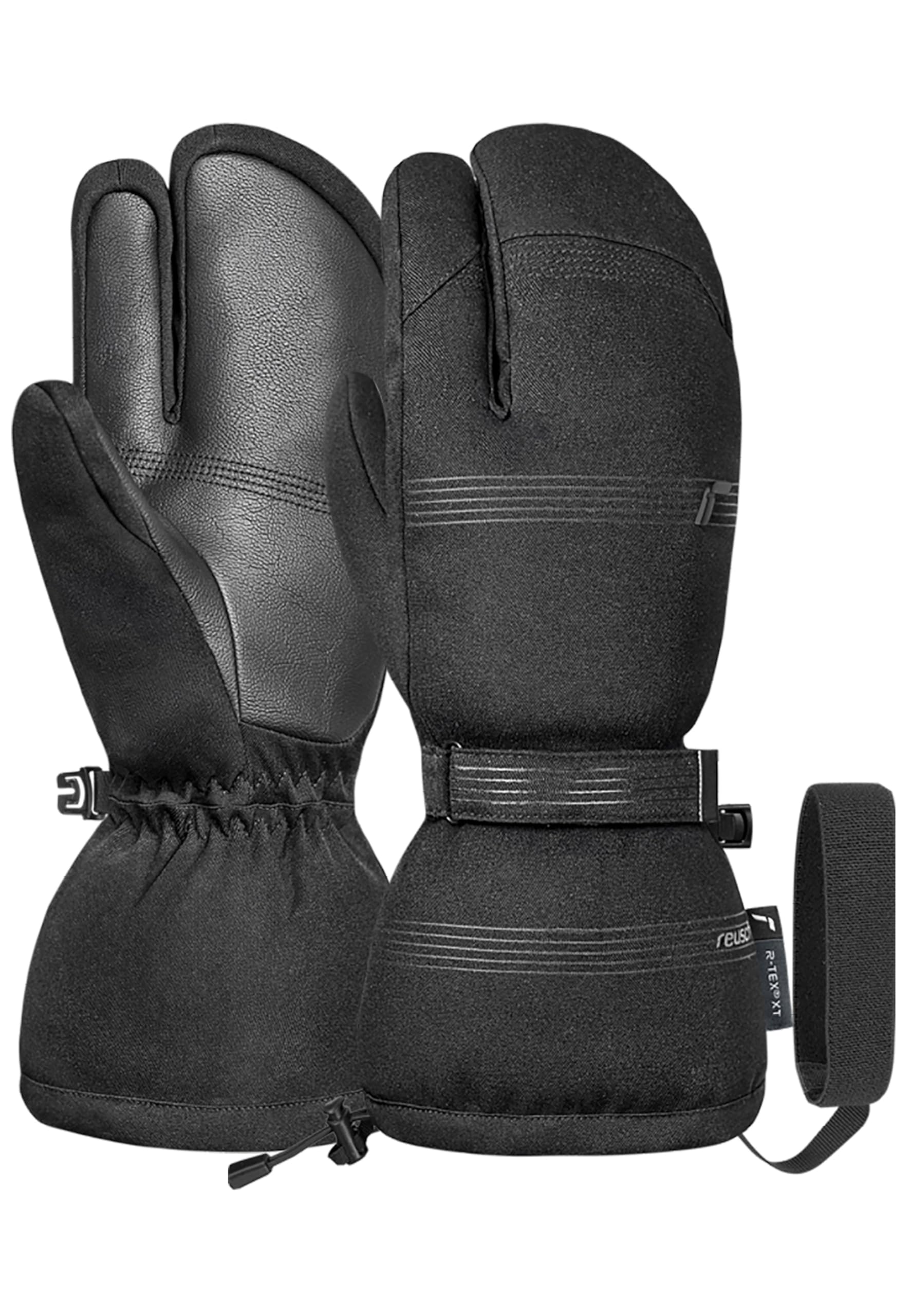 Reusch Cozy Down Lobster - Guantes de esquí para Mujer, R-Tex XT, plumón Real, Impermeables y Resistentes al Viento, 3 Guantes con función táctil, Softshell y Powder Cuff, Extra cálidos