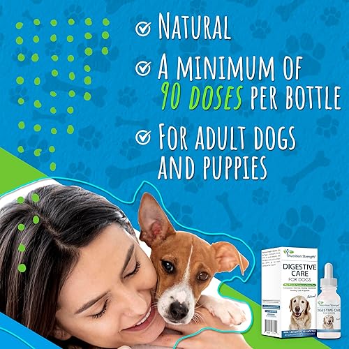 Miniatura 4 de Nutrition Strength Cuidado digestivo para perros, alivio natural del estreñimiento para perros y cachorros y apoyo para la diarrea, hinchazón, mal