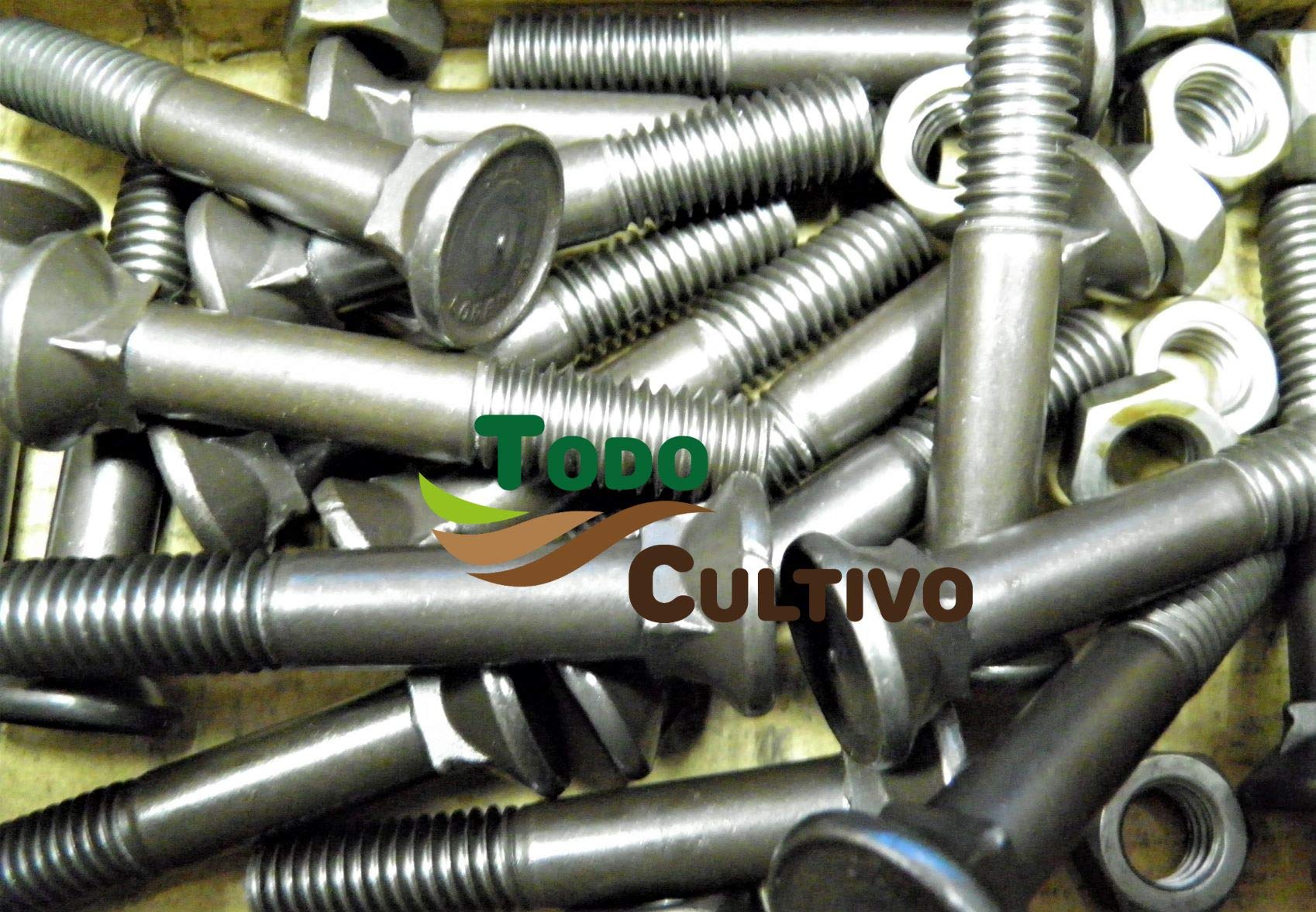 Tornillo de Arado 11X70 DIN 608. Caja 50 Uds. Tornilleria de máxima calidad marca San Lorenzo, con cabeza avellanada especial rejas de arado.
