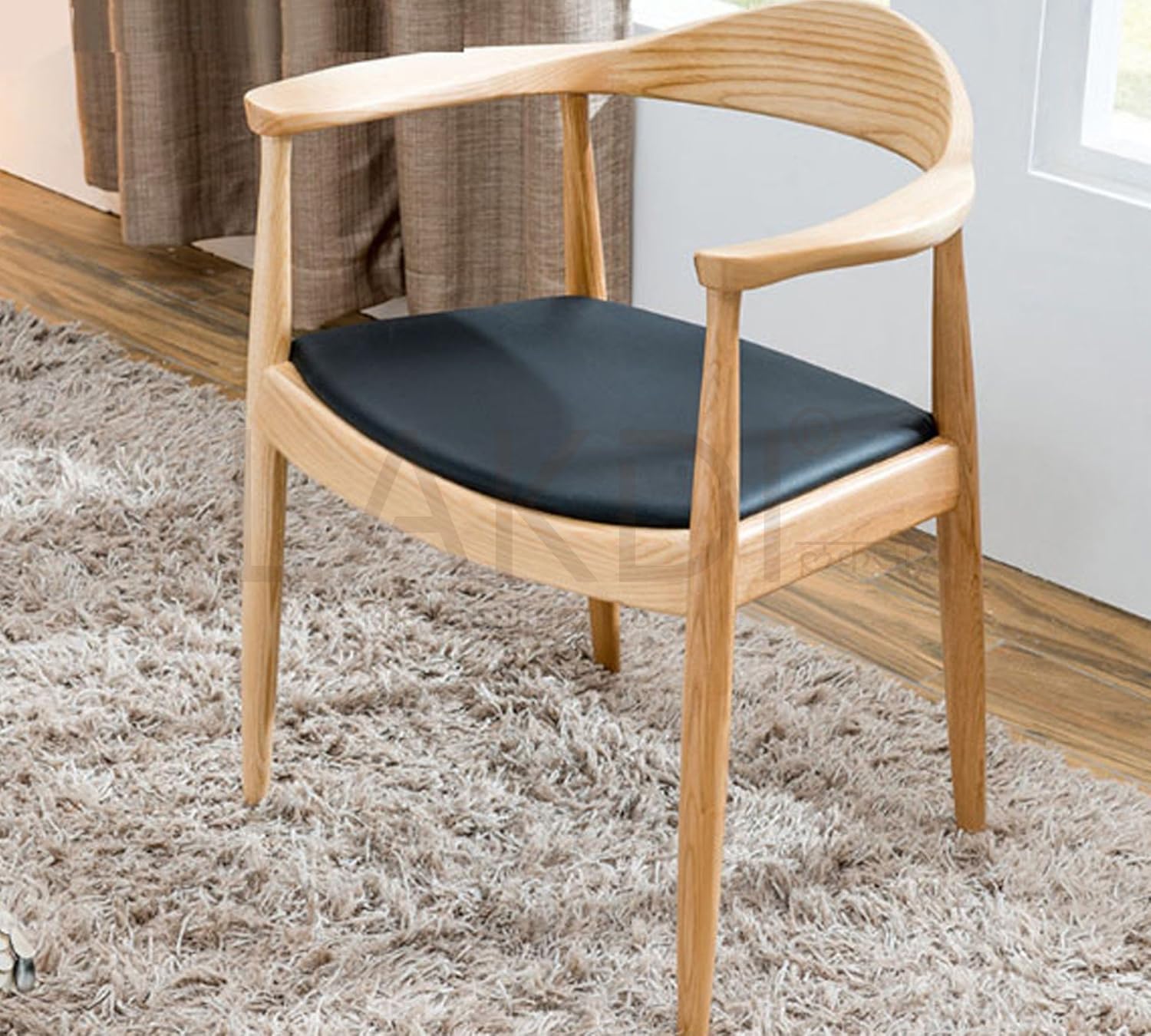 LAKDI Wooden Design Cafe Dining Chairs with Mattress Pads Amazon.in Home & Kitchen