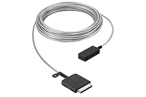 Samsung 15m One Invisible Connect Cable for QLED 4K & The Frame TVs (Model) - White - VG-SOCR15/ZA