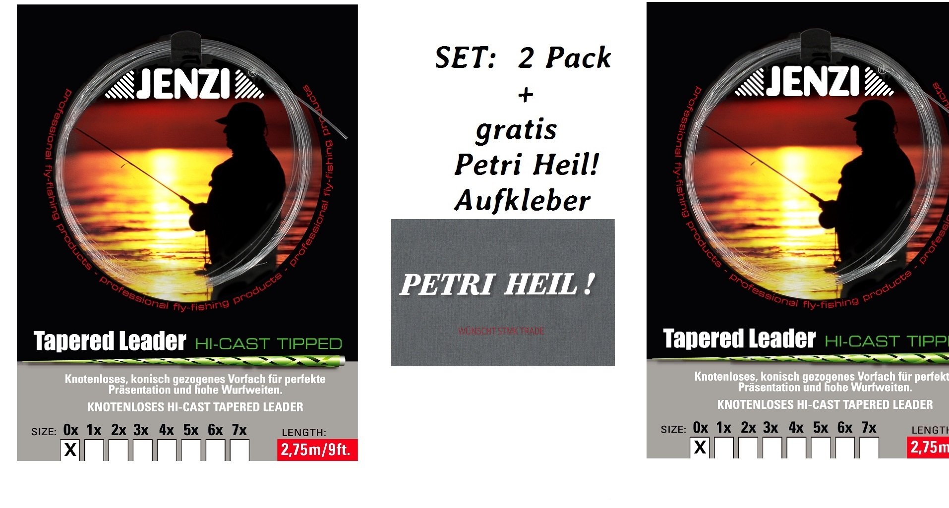 Jenzi Anelli Pesca Rotondi E Ovali 20 Pezzi + Adesivi Petri Heil | Set 2 Confezioni Per Carpfishing 4.5-9.5 Kg - 4
