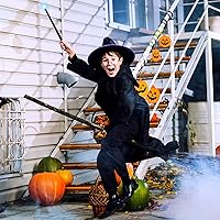 Vista 5 de Sumind 4 varitas mágicas iluminadas de princesa de hadas con sonido, varita de mago de bruja iluminadora, accesorio de disfraz para Navidad, fiesta