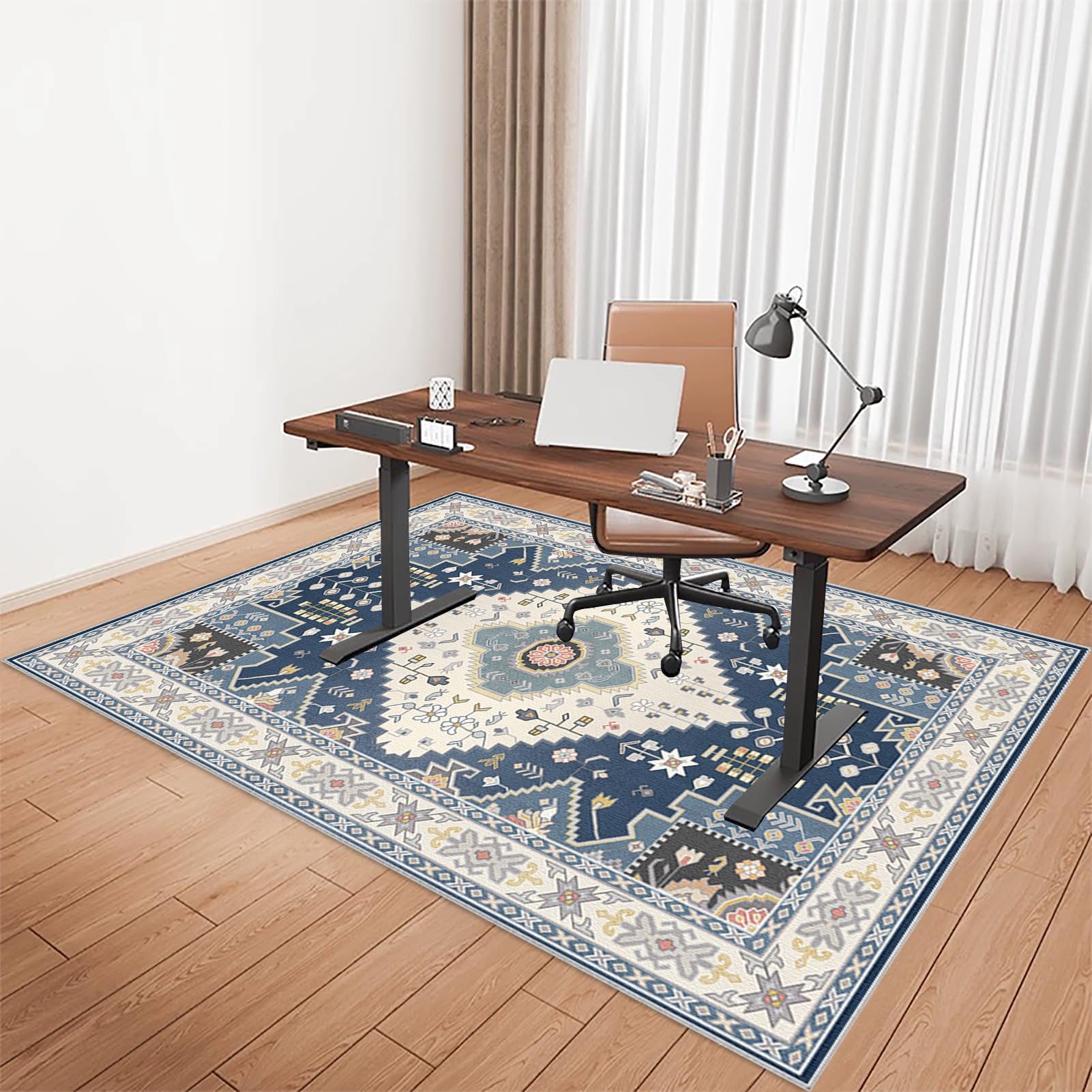 Tkuhknag Color 301 Gaming Chair Mat Non-Slip Protective Floor Protector For Office Chair Office Chair Mat For Hardwood Floor Office Carpet Protector Chair Mat Carpet Chair Mats Office Chair Mats For Parquet 100 X 120 Cm