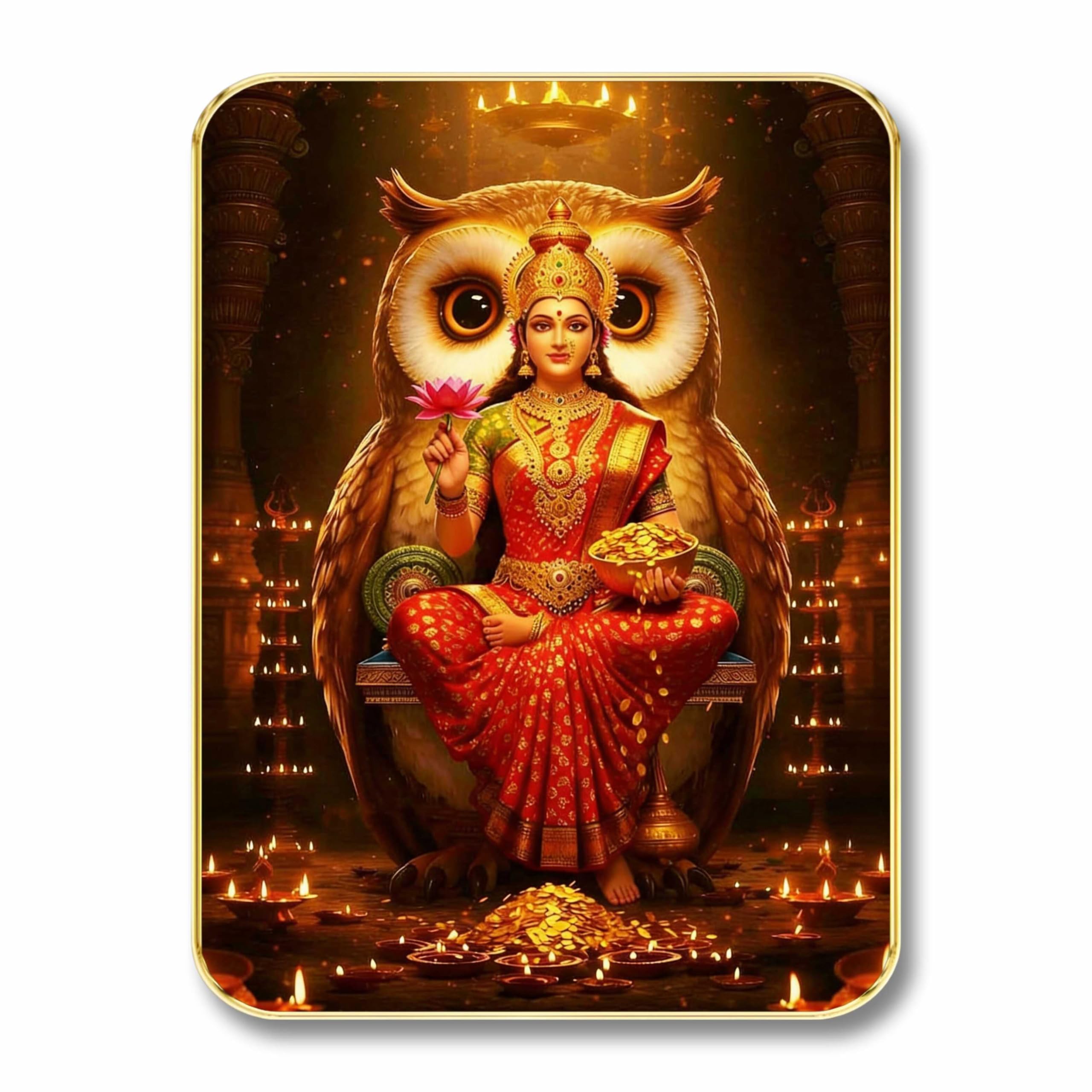 Lord Vishnu Garuda Wall Art - Divine Protection -10