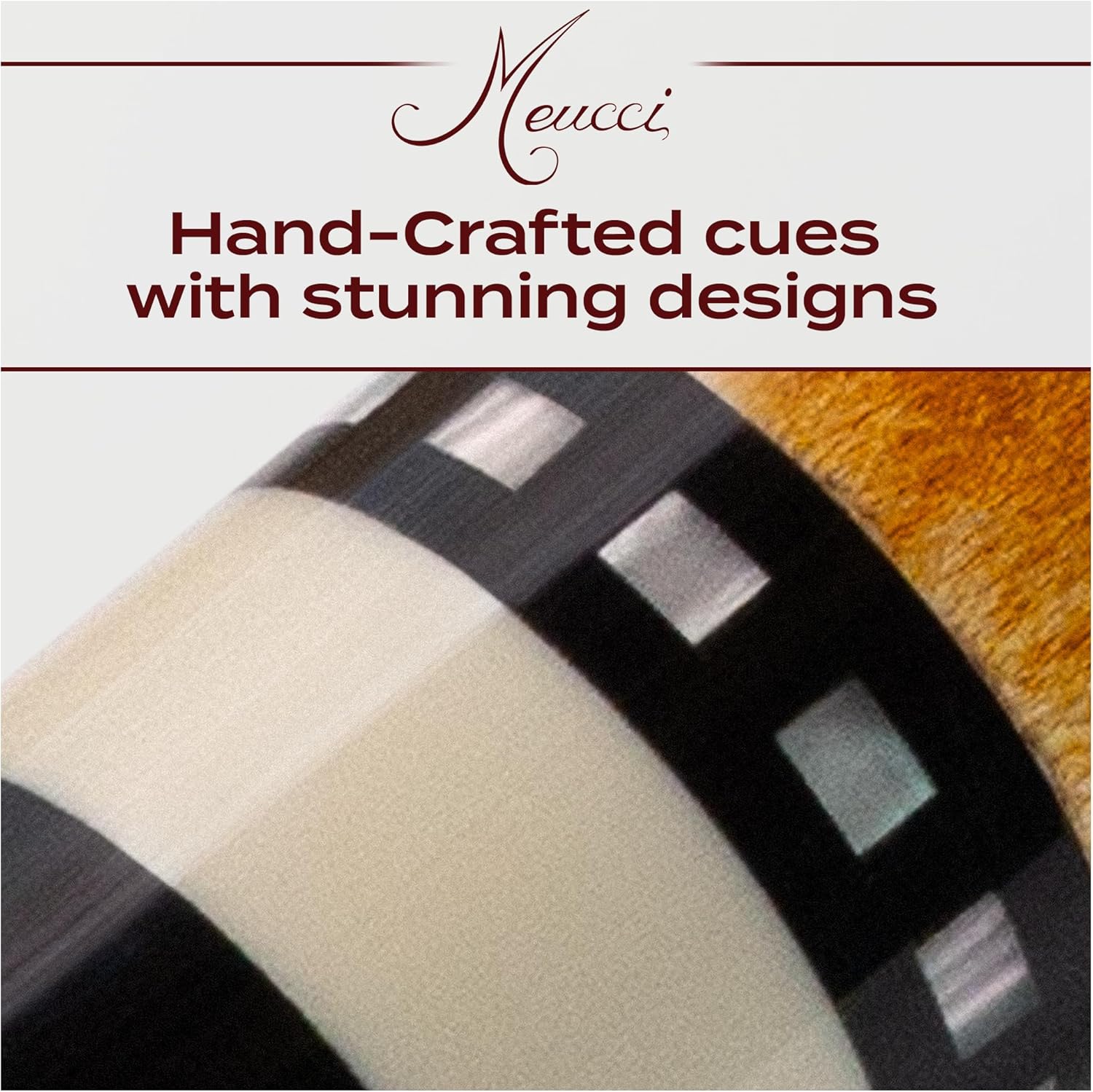Meucci Pool Cue-Recession Buster 5-Pool Stick with Curly Maple Forearm-High Impact Cue Tips-Coated Irish Linen Wrap-19 Oz Low Deflection Pool Cue Stick-Professional Cue Stick