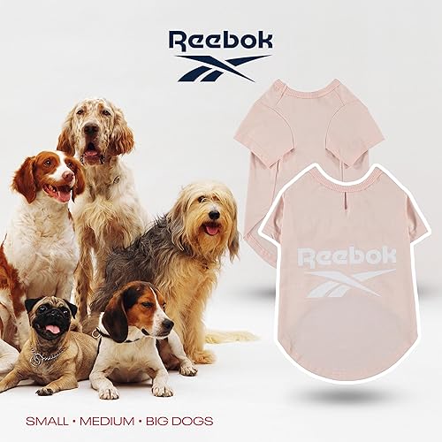 Miniatura 7 de Reebok Camisas para perros  Camisetas ligeras para perros pequeños, medianos y grandes, divertidas camisas de perro con temática atlética con diseño